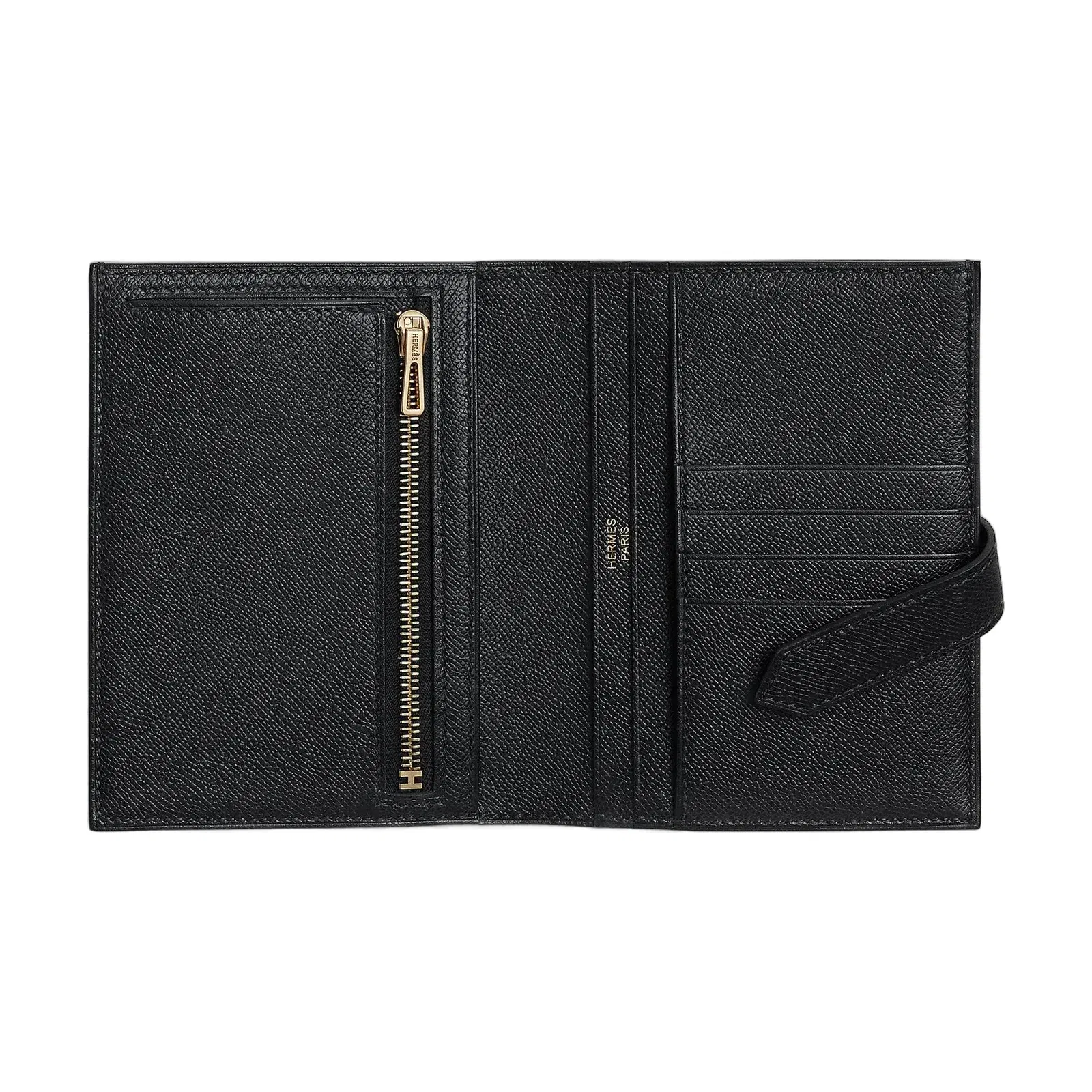 Hermes Bearn Compact Wallet Brown