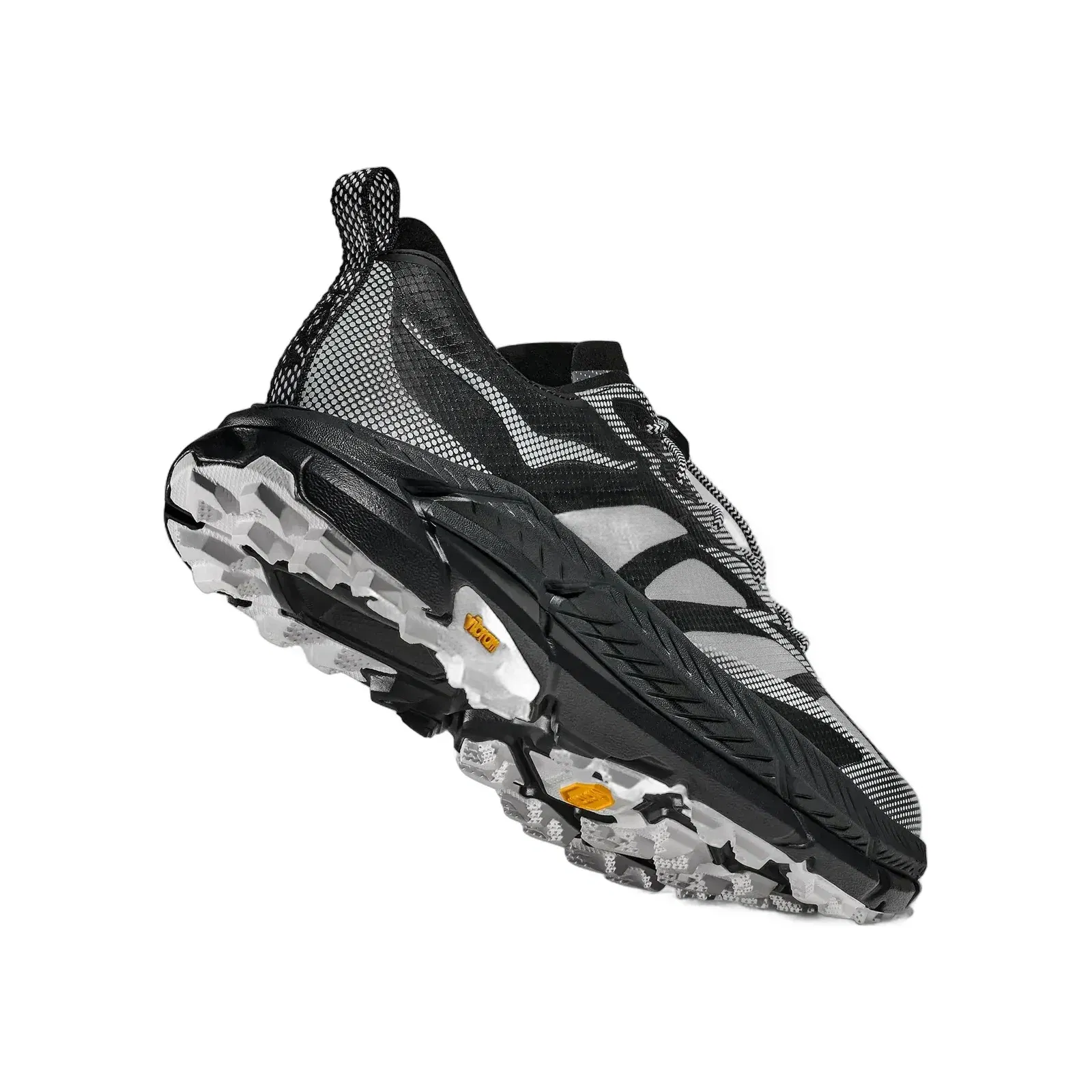 Hoka Stealth Tech Mafate Speed 4 Lite Black White