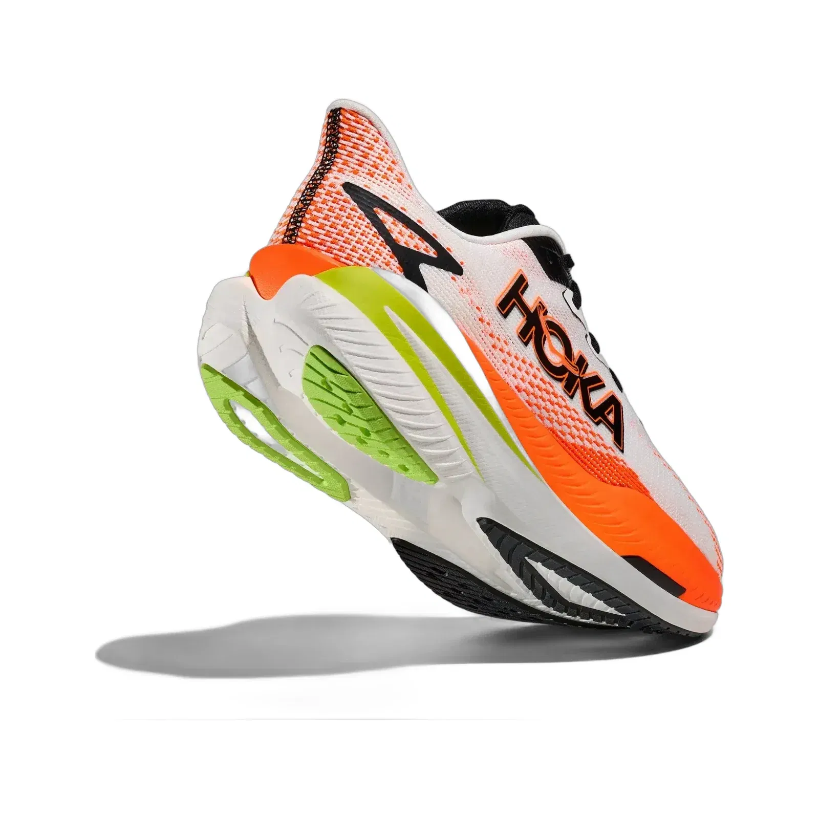 Hoka 'S Mach X 3 White Neon Tangerine