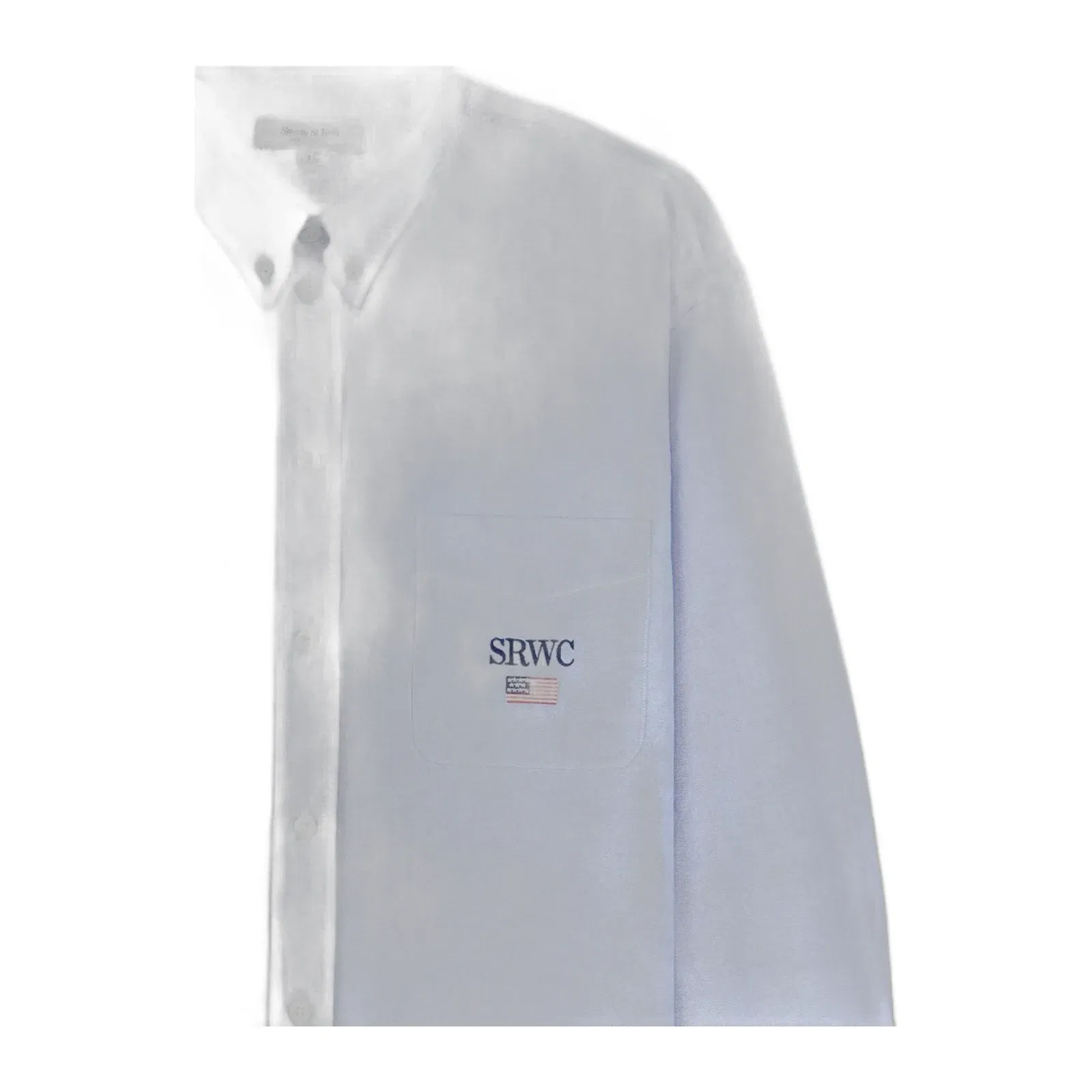 Nautical Oversized Oxford Shirt - Blue