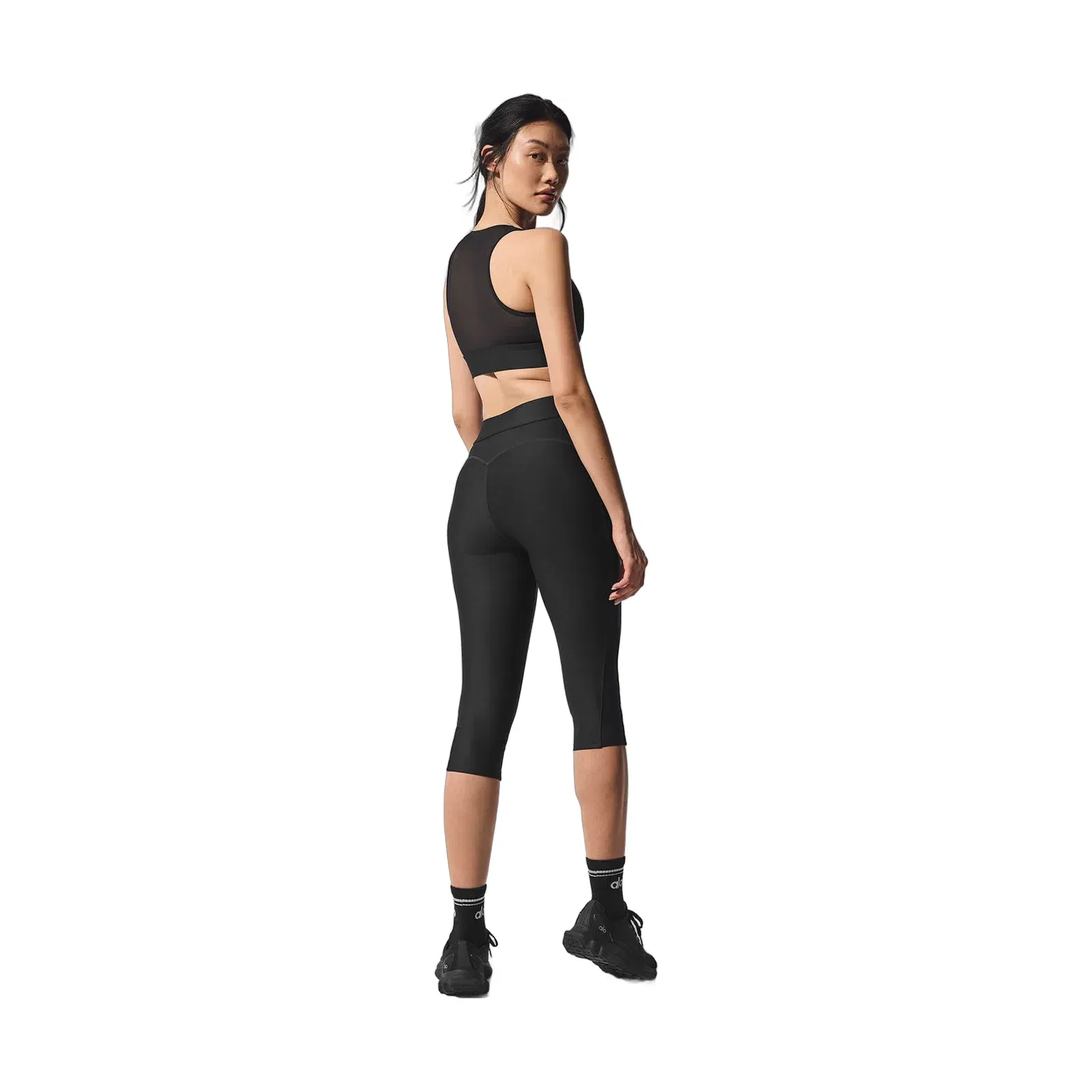Airlift Mesh High-Waist Just Right Capri
