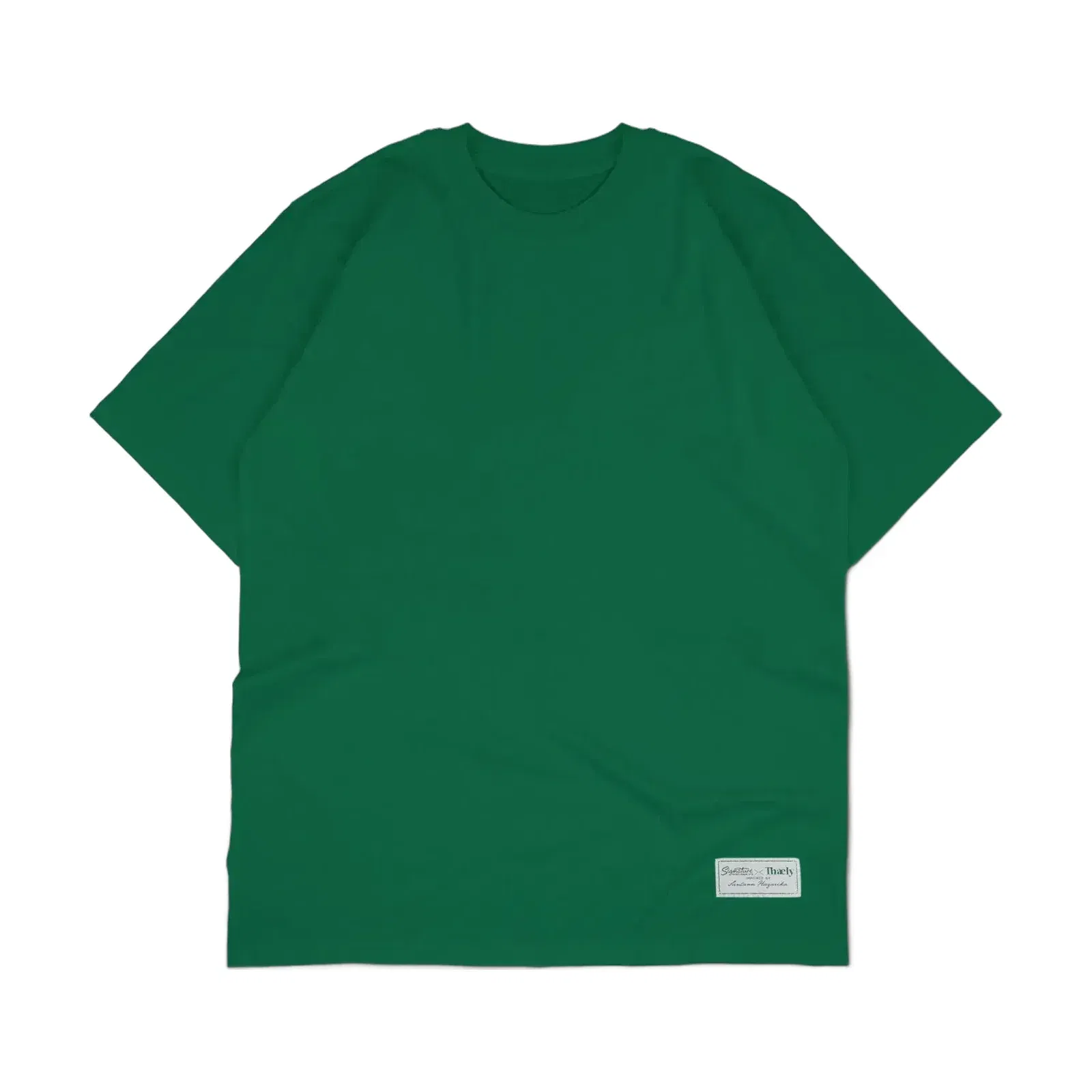 Green T-shirt | Thaely x Signature Packaged Drinking Water | Imagined by Santanu Hazarika