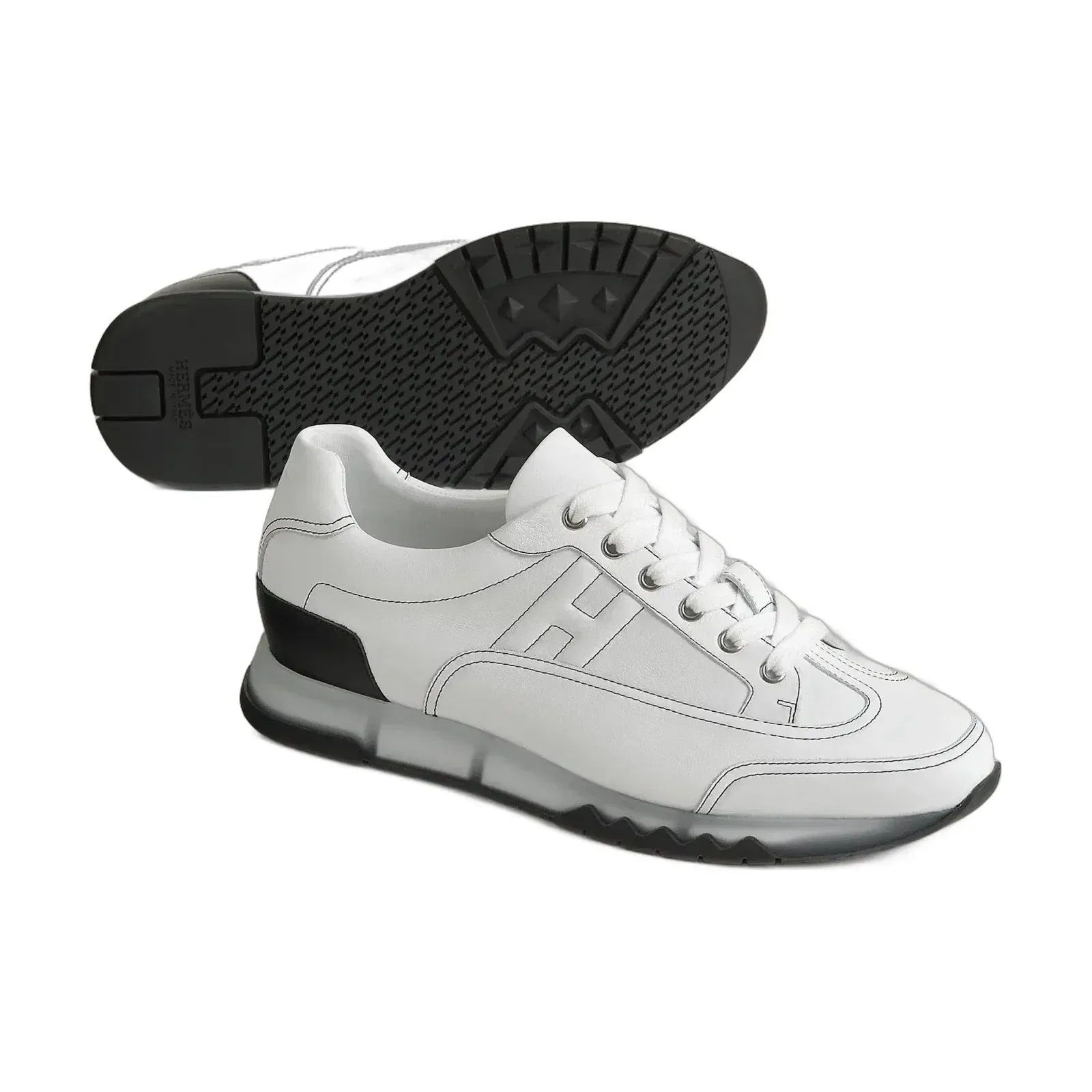 Hermes Trail Sneaker Blanc