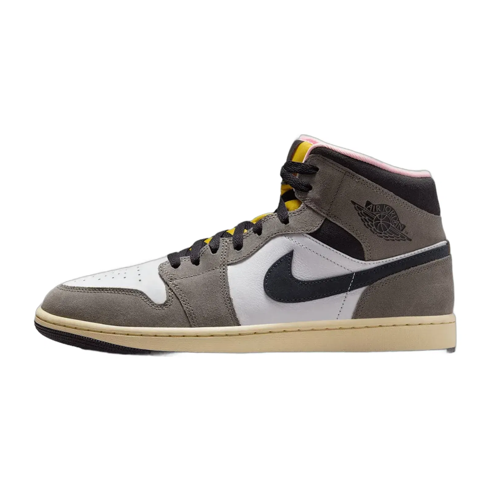 Jordan 1 Mid SE White Cave Stone