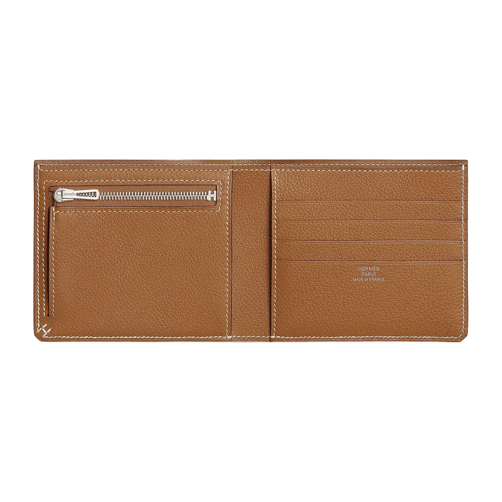 Hermes H Sellier Compact Wallet Noir