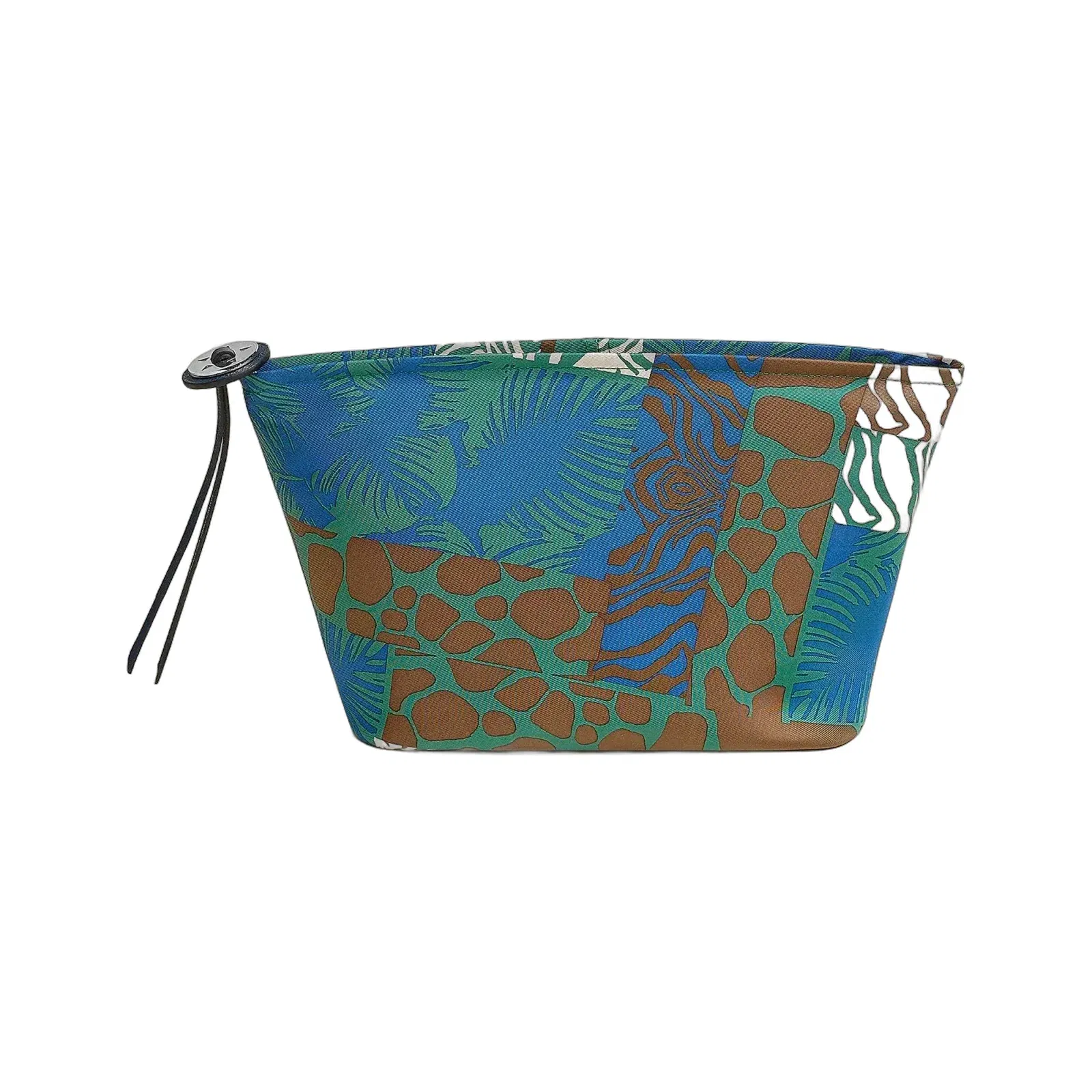 Hermes Silky Pouch 27 Bleu Zellige