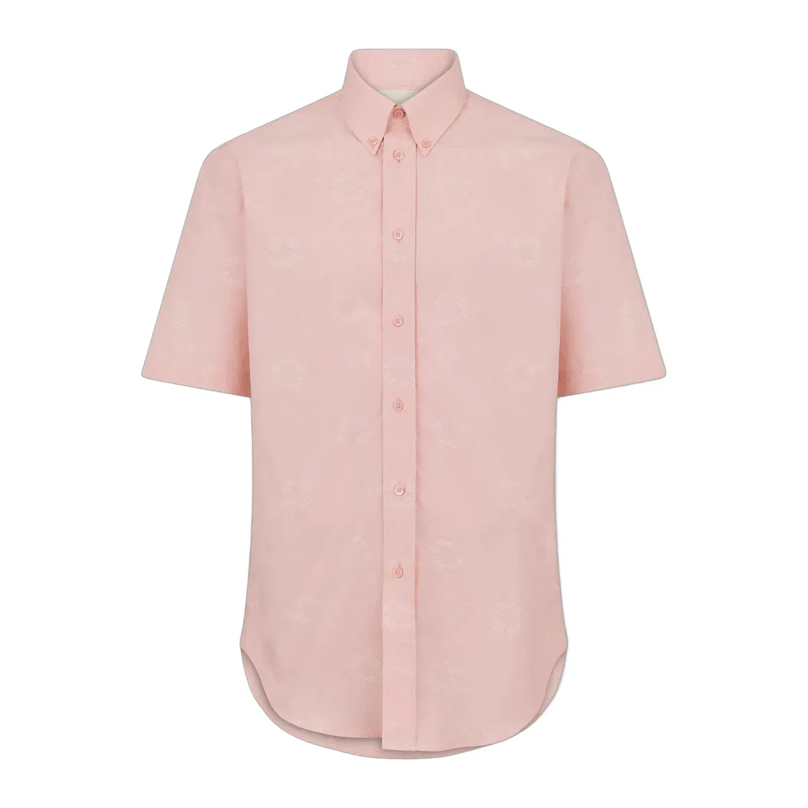 Monogram Short Sleeve Plain Shirt