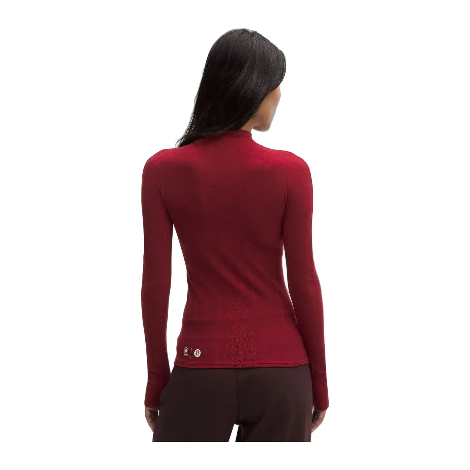 Lululemon Women's Team Canada Women's Seamless Mockneck Base Layer *COC Logo