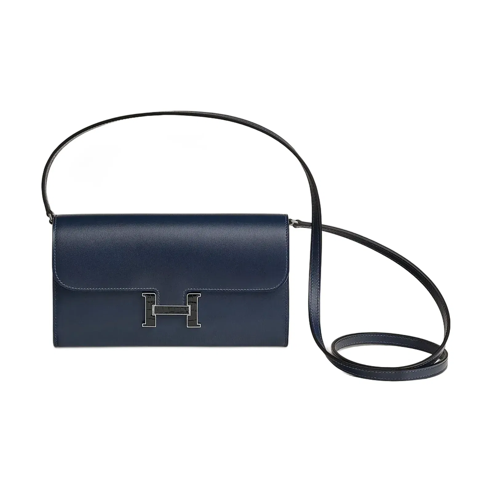 Hermes Constance To Go Wallet Bleu Thalassa