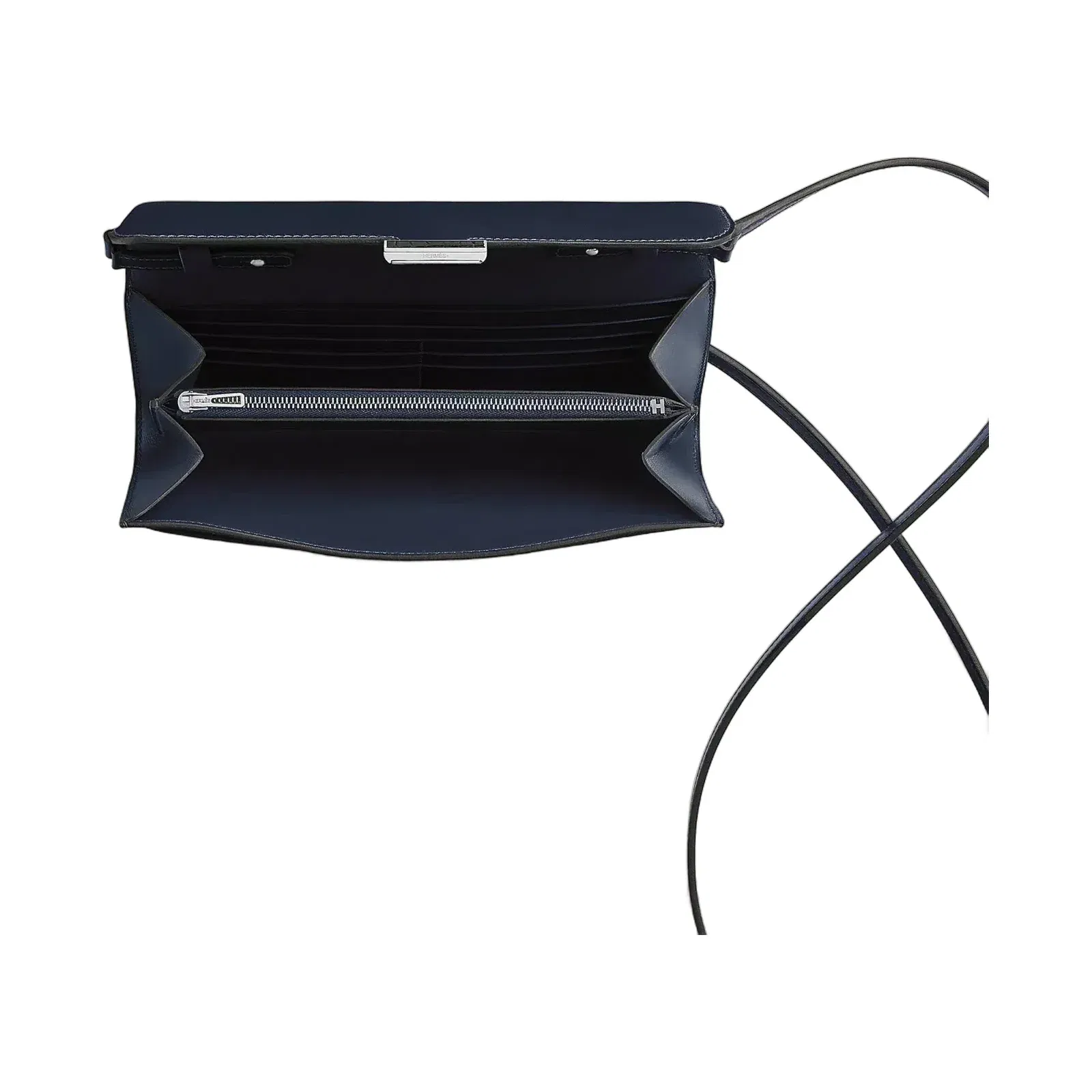 Hermes Constance To Go Wallet Bleu Thalassa