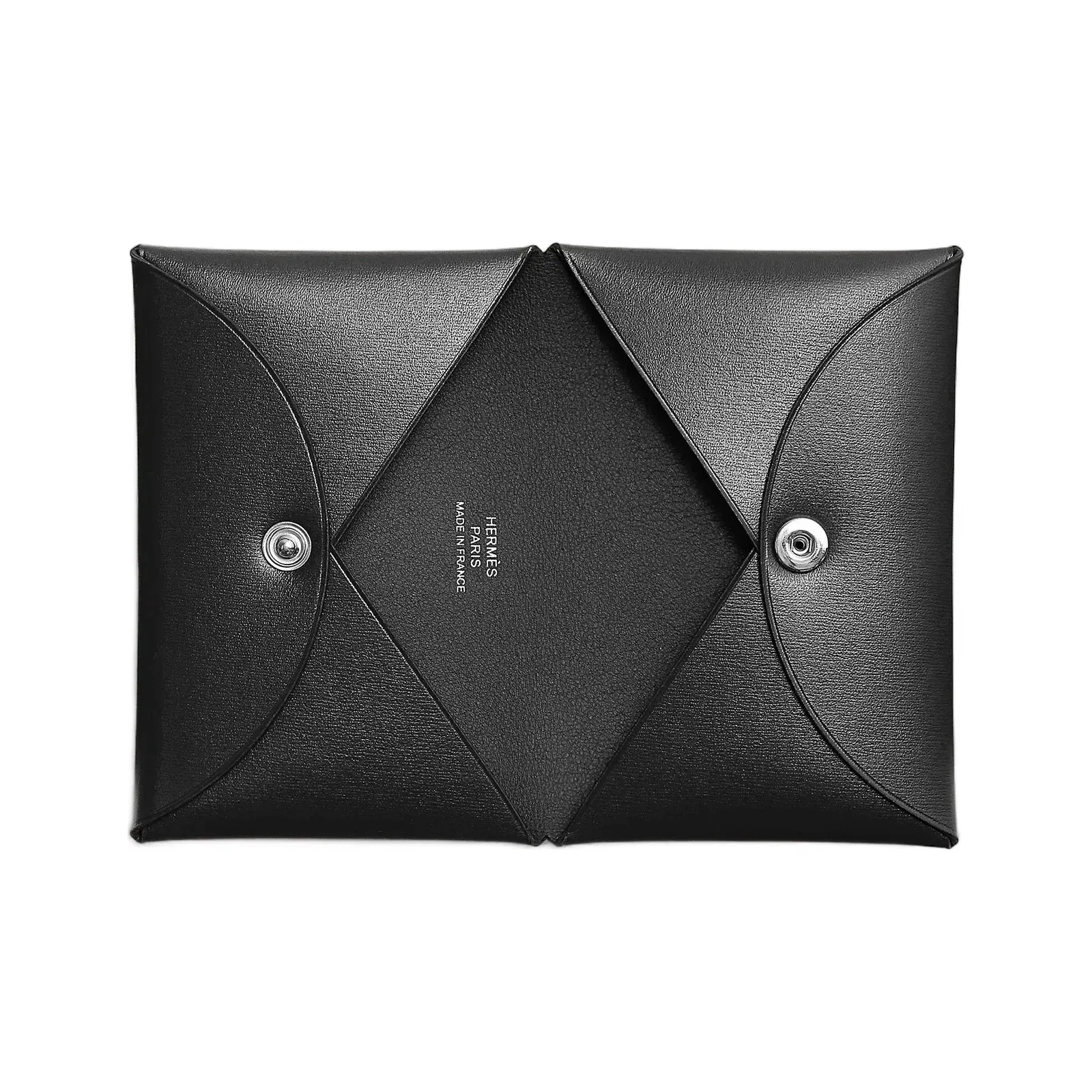 Hermes Calvi Card Holder Toupe