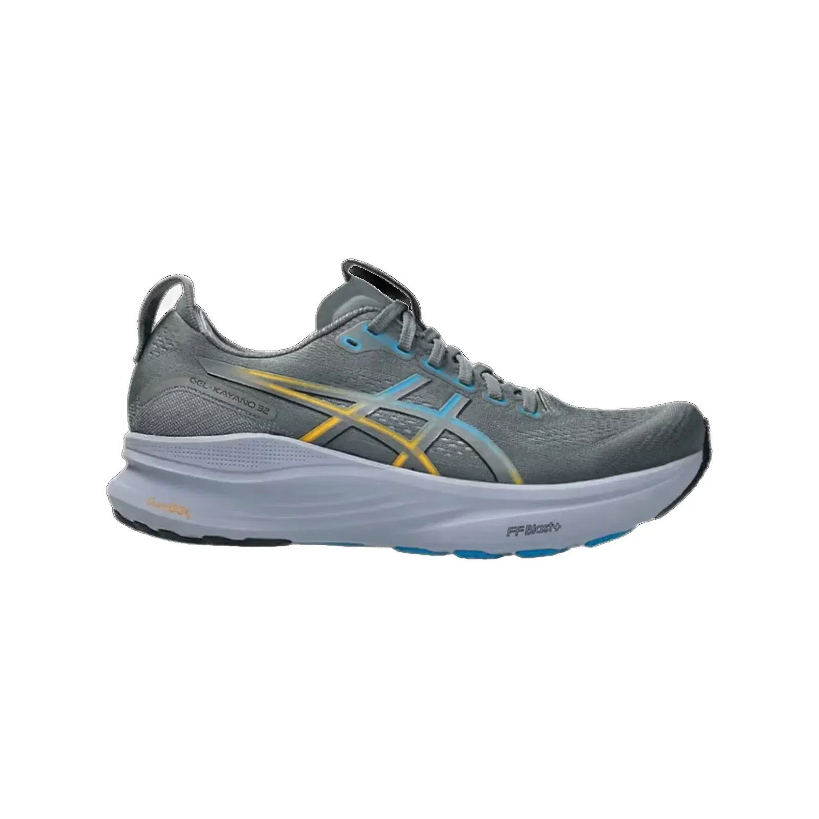 Asics Men's GEL-KAYANO 32 Steel Grey & Aegean Blue
