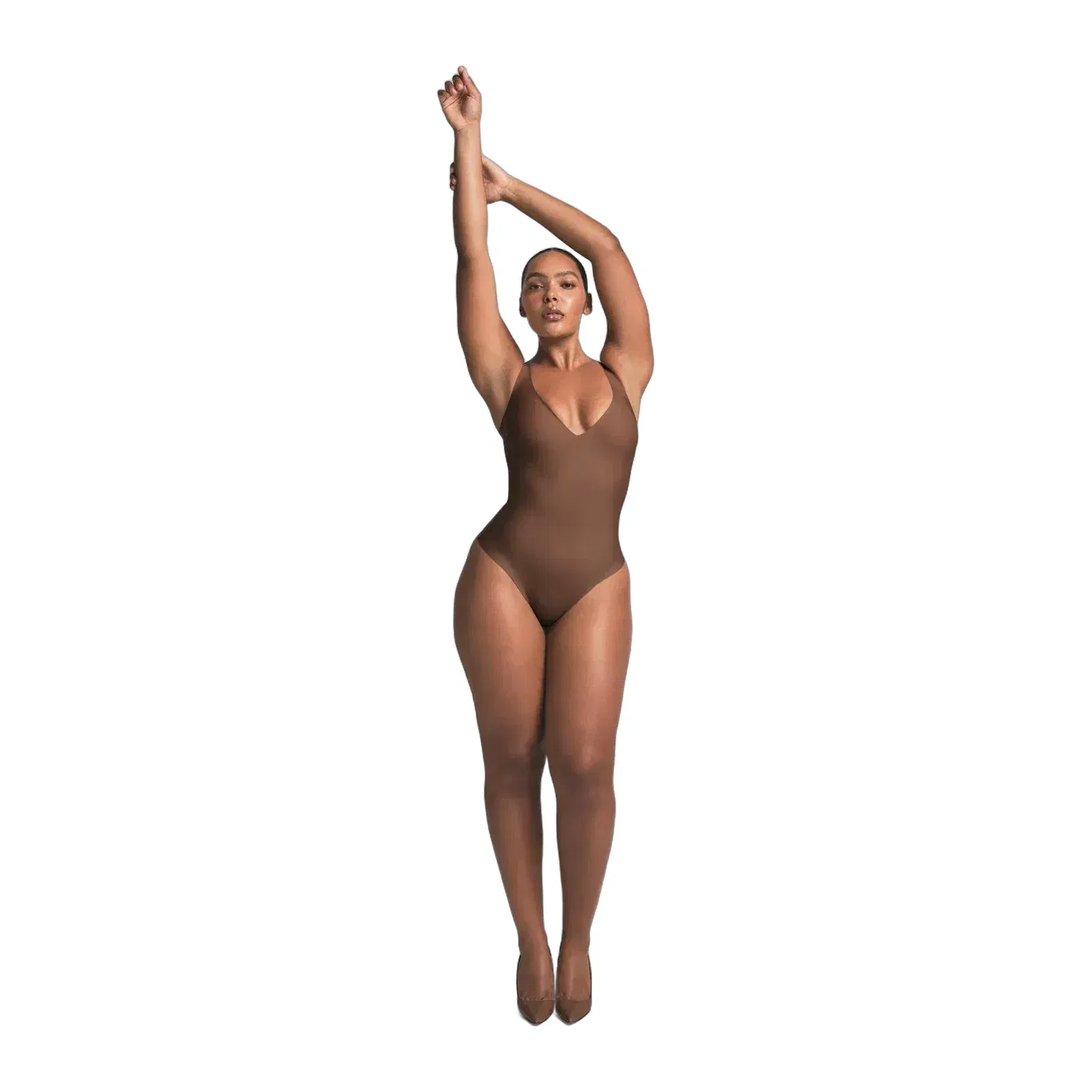 Skims Body Unlined Plunge Thong Bodysuit