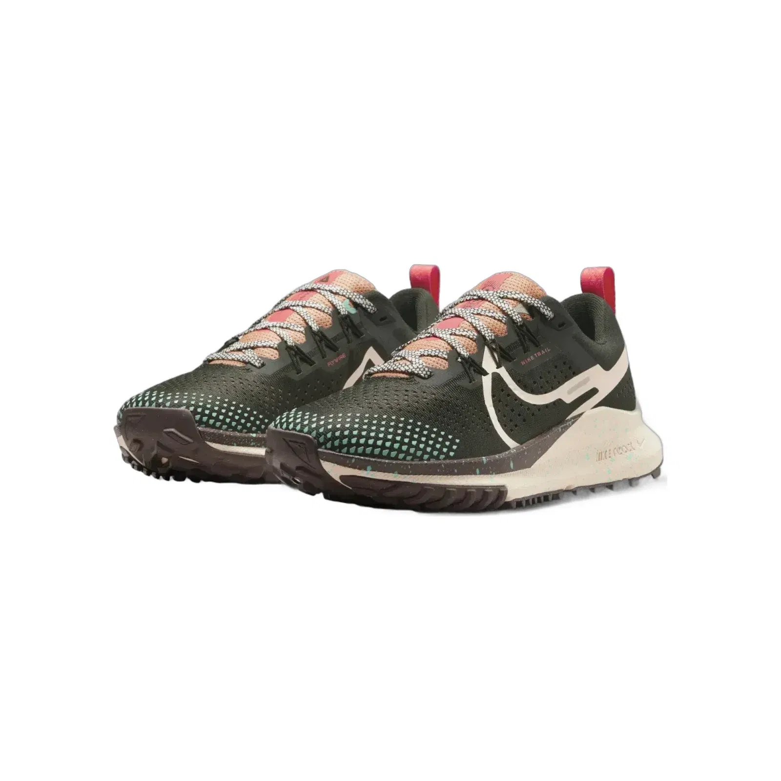 Nike React Pegasus Trail 4 Sequoia Amber Brown Emerald Rise Guava Ice WMNS