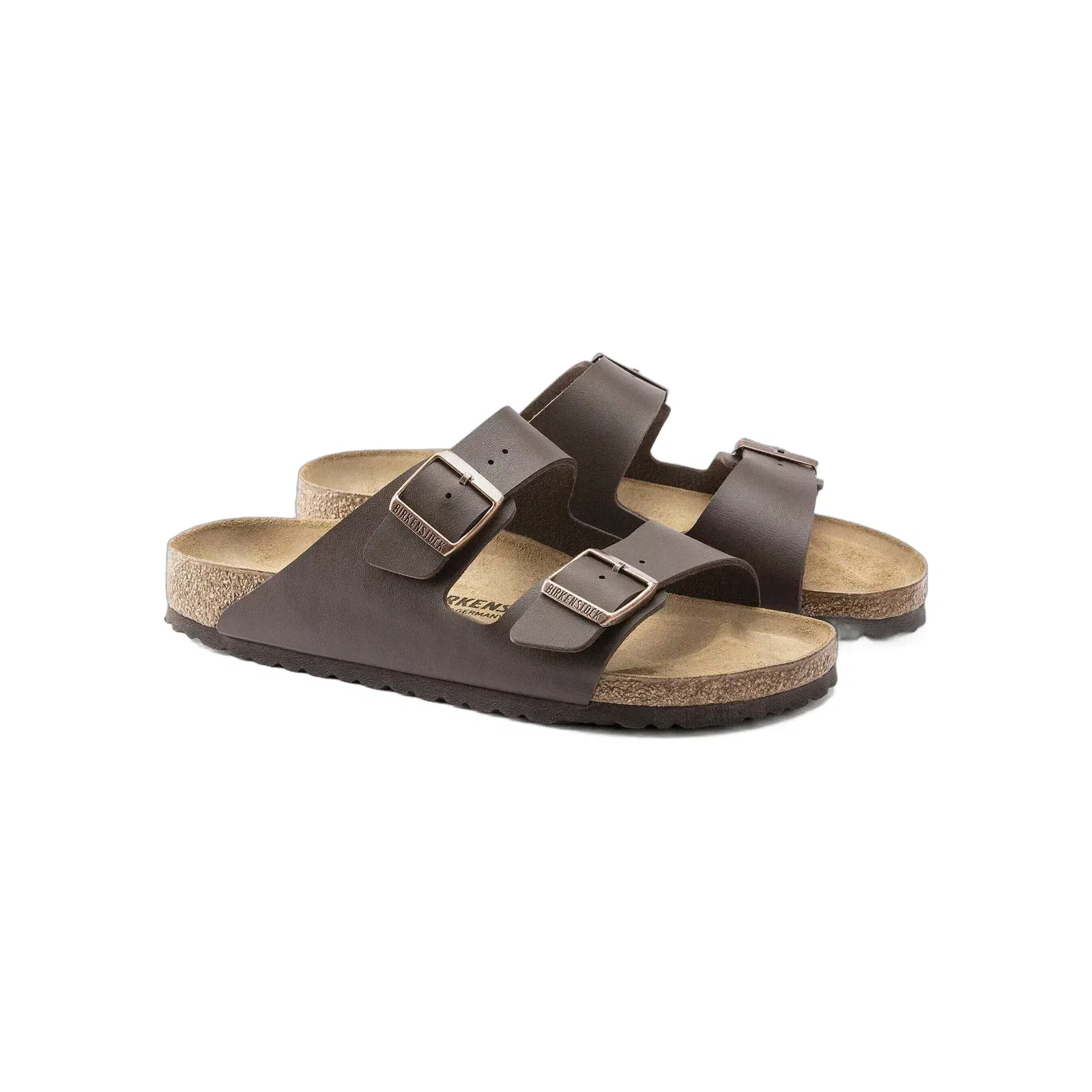 Birkenstock Arizona Birko-Flor Dark Brown Narrow Fit