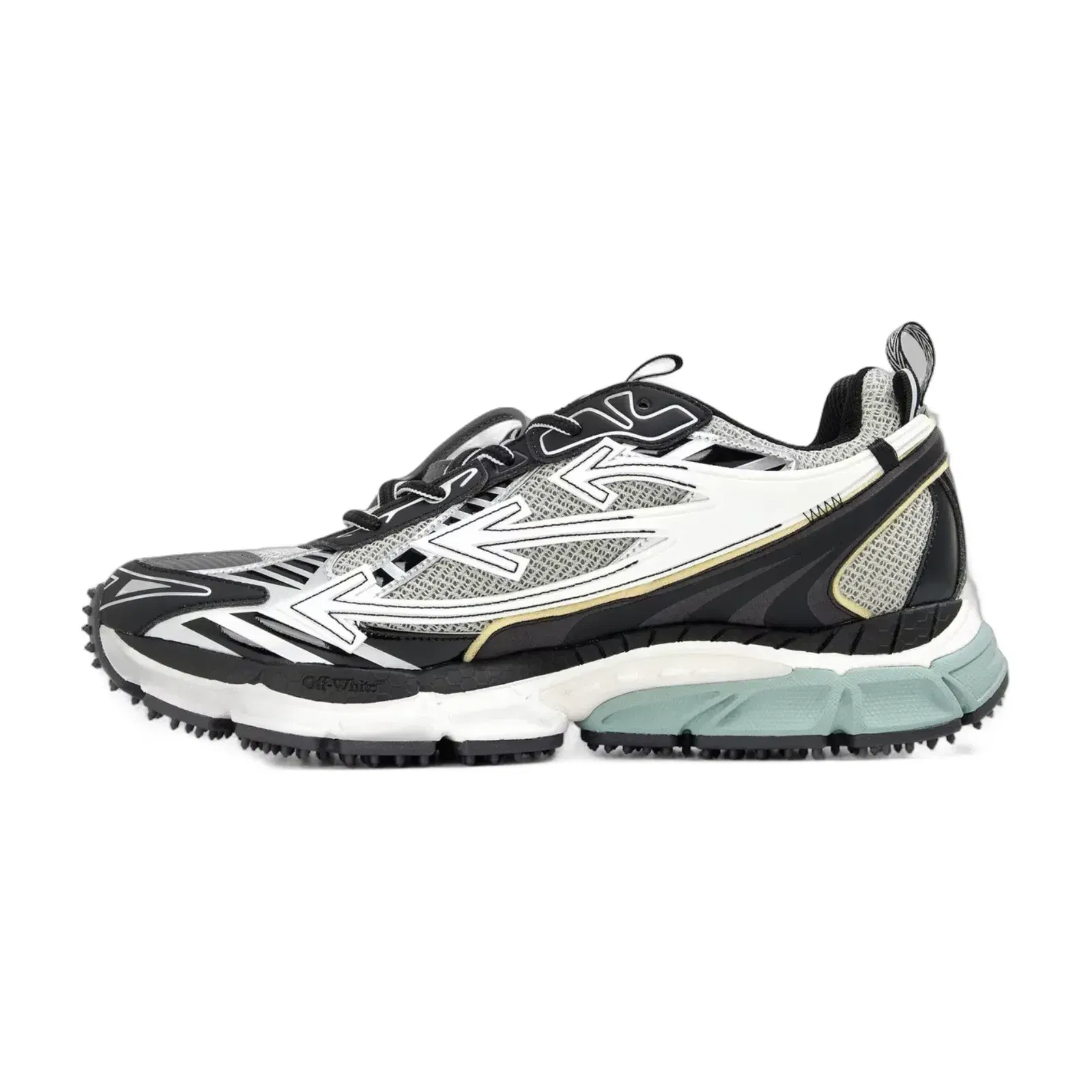 OFF WHITE Men's Be Right Back Sneakers Grey/Black