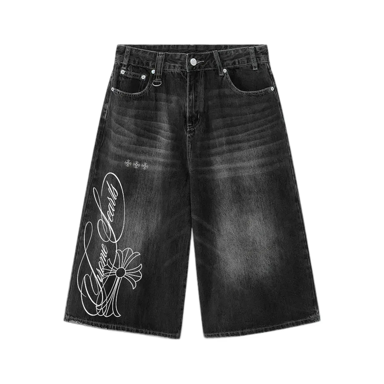 City Off Domes Cross Legacy Jorts Black