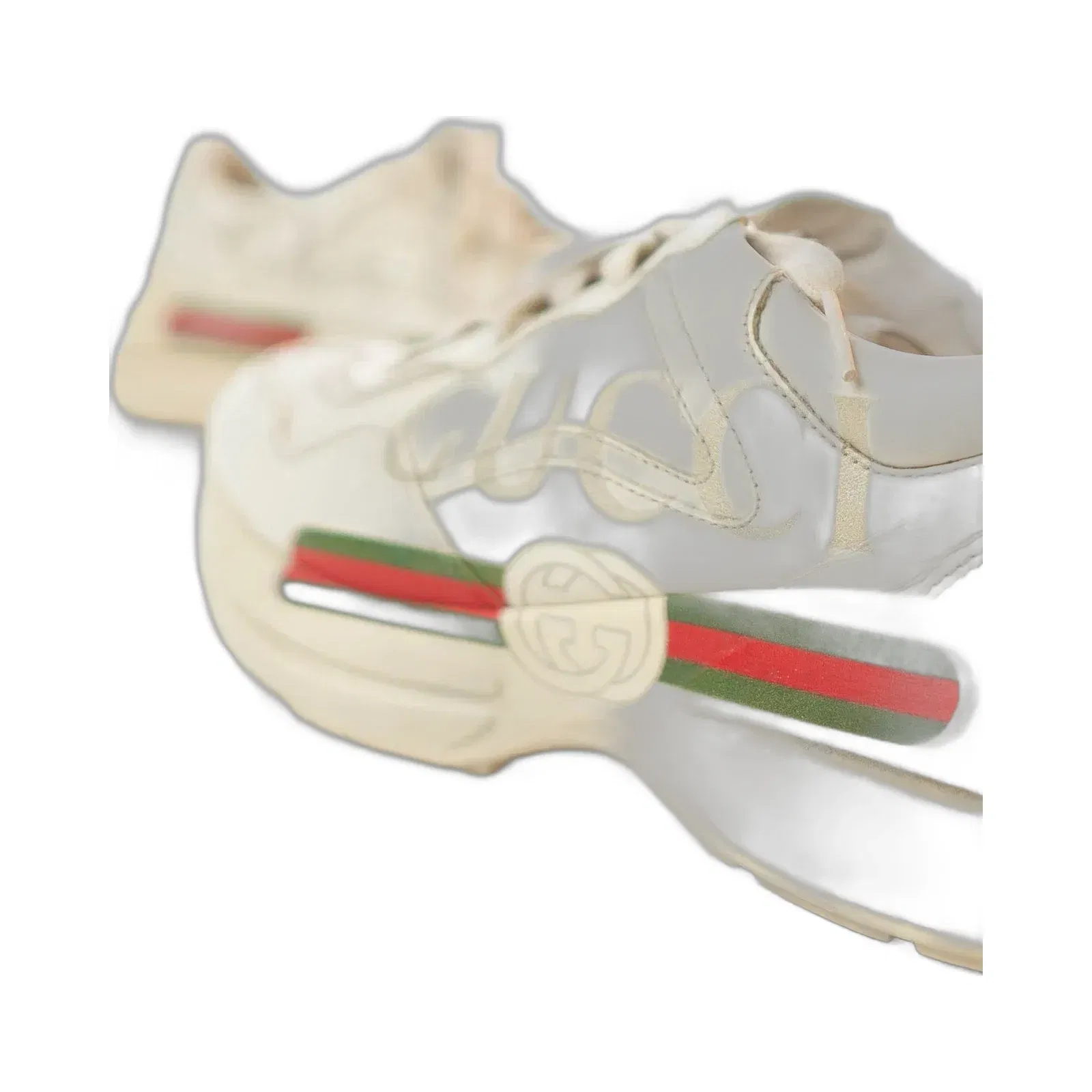 Gucci Womens Rhyton Logo Sneaker (UK 7.5)
