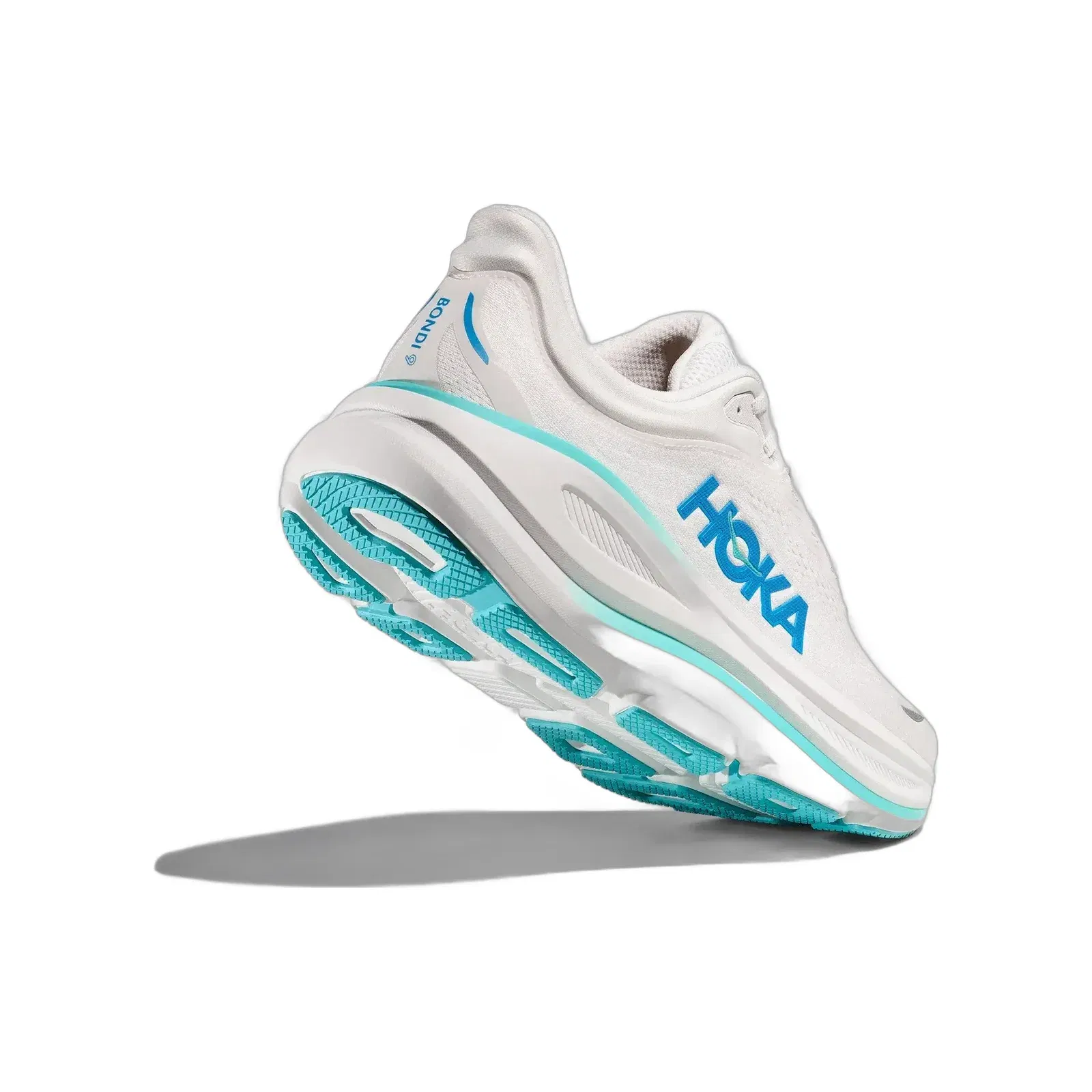Hoka Bondi 9 White Hoka Blue Regular