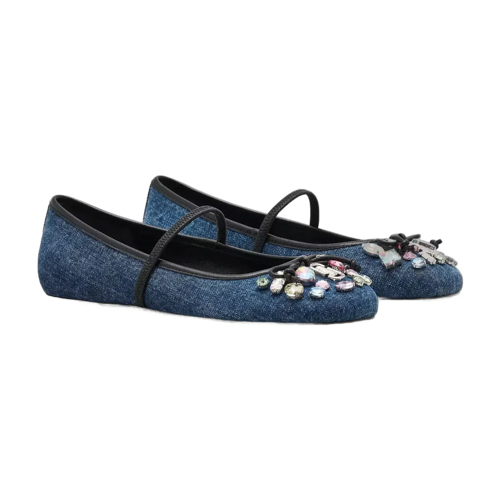 Marc Jacobs Marc Jacobs The Gem Denim Sabrina Ballerina Indigo Indigo