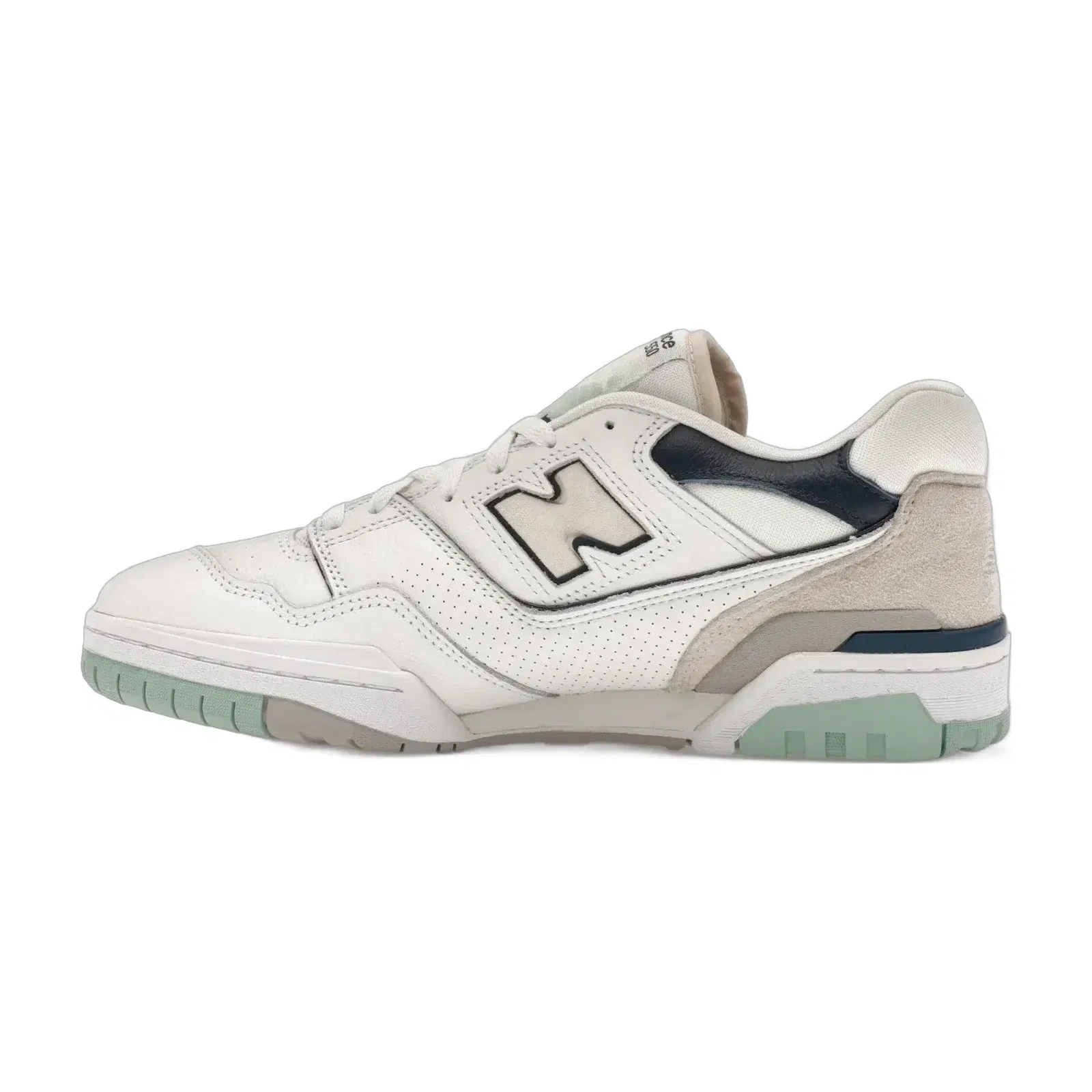 New Balance 550 White Winter Fog Navy