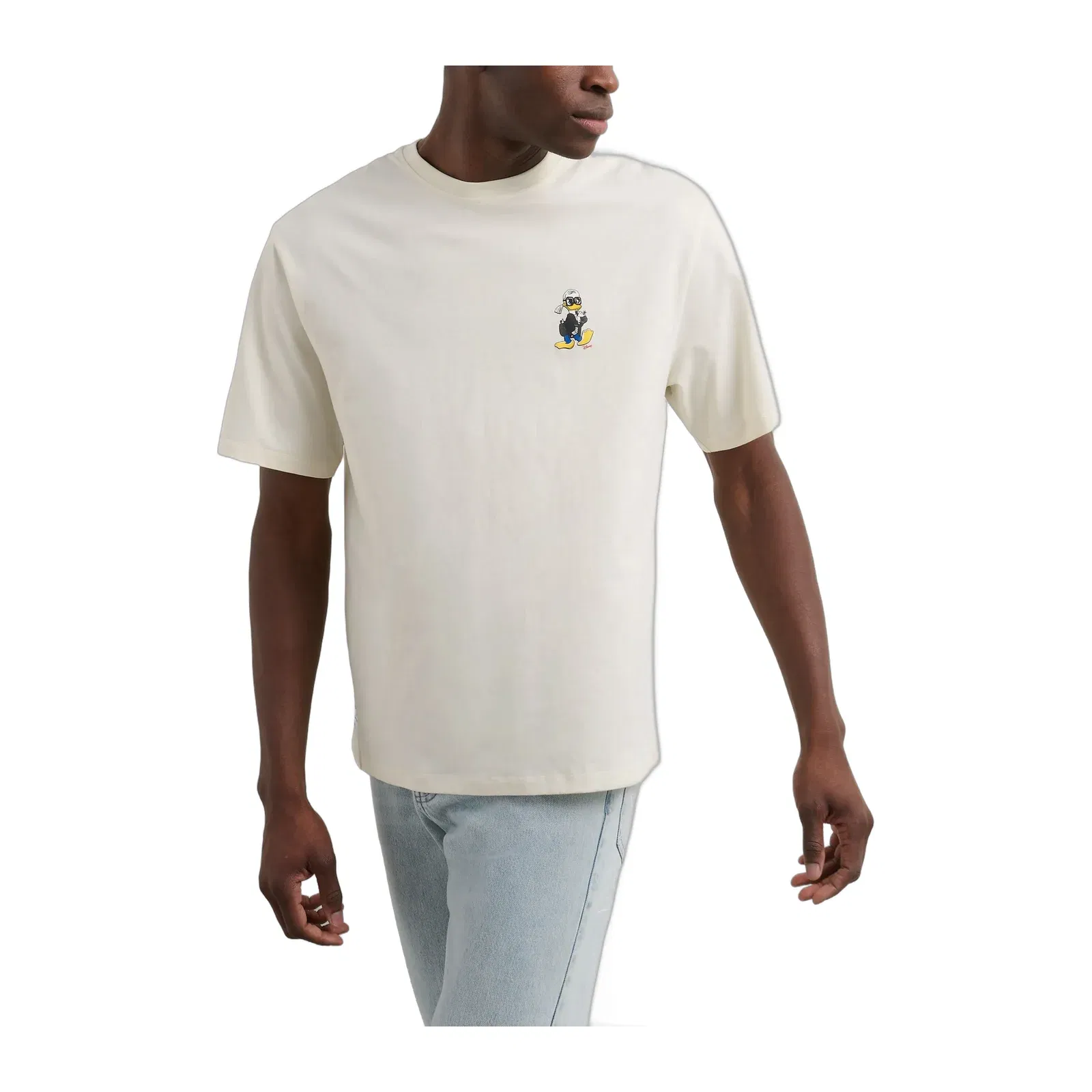 Karl Lagerfeld x Disney Donald Duck embroidered T-Shirt White