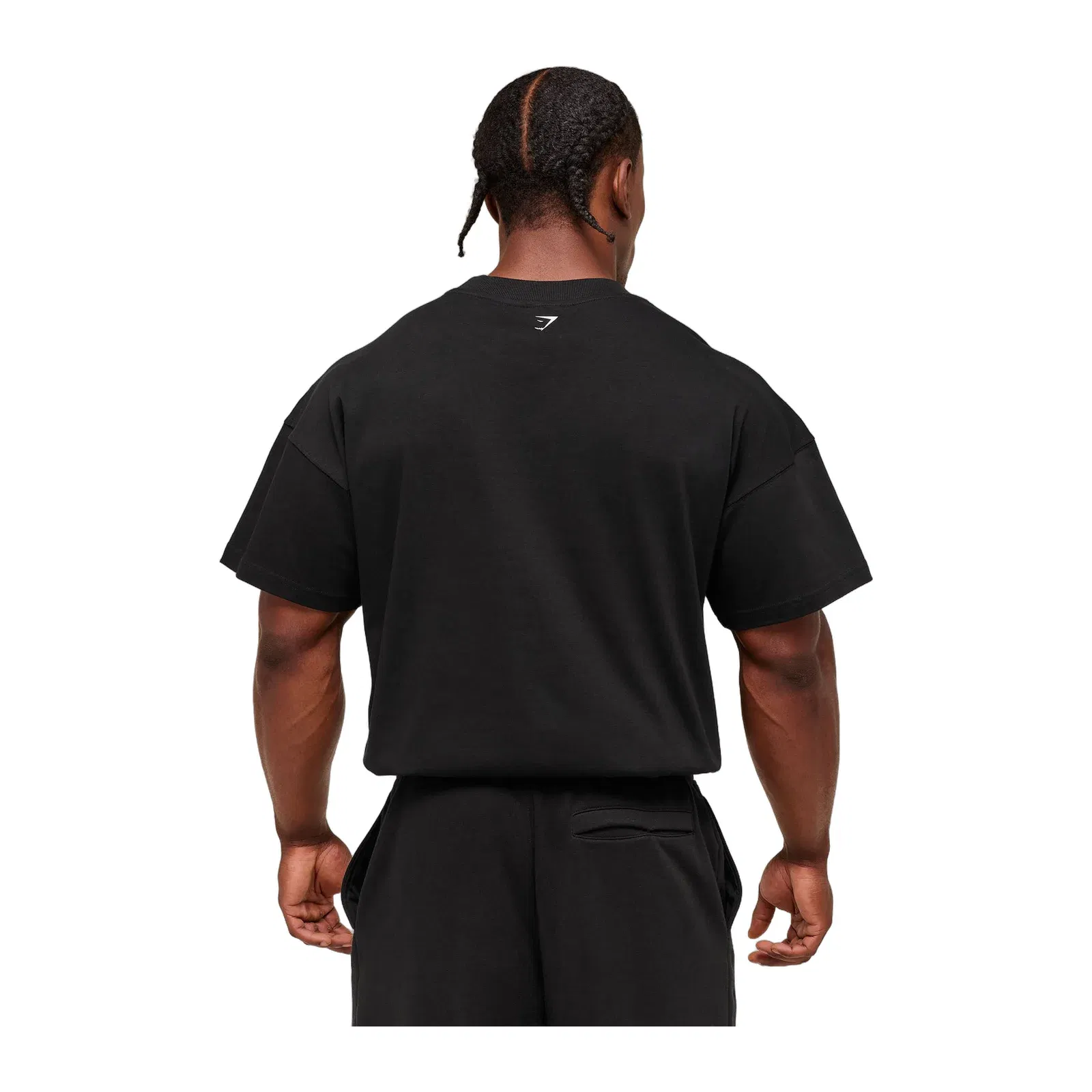 Gymshark Fade Graphic T-Shirt extreme oversized fit GS Black