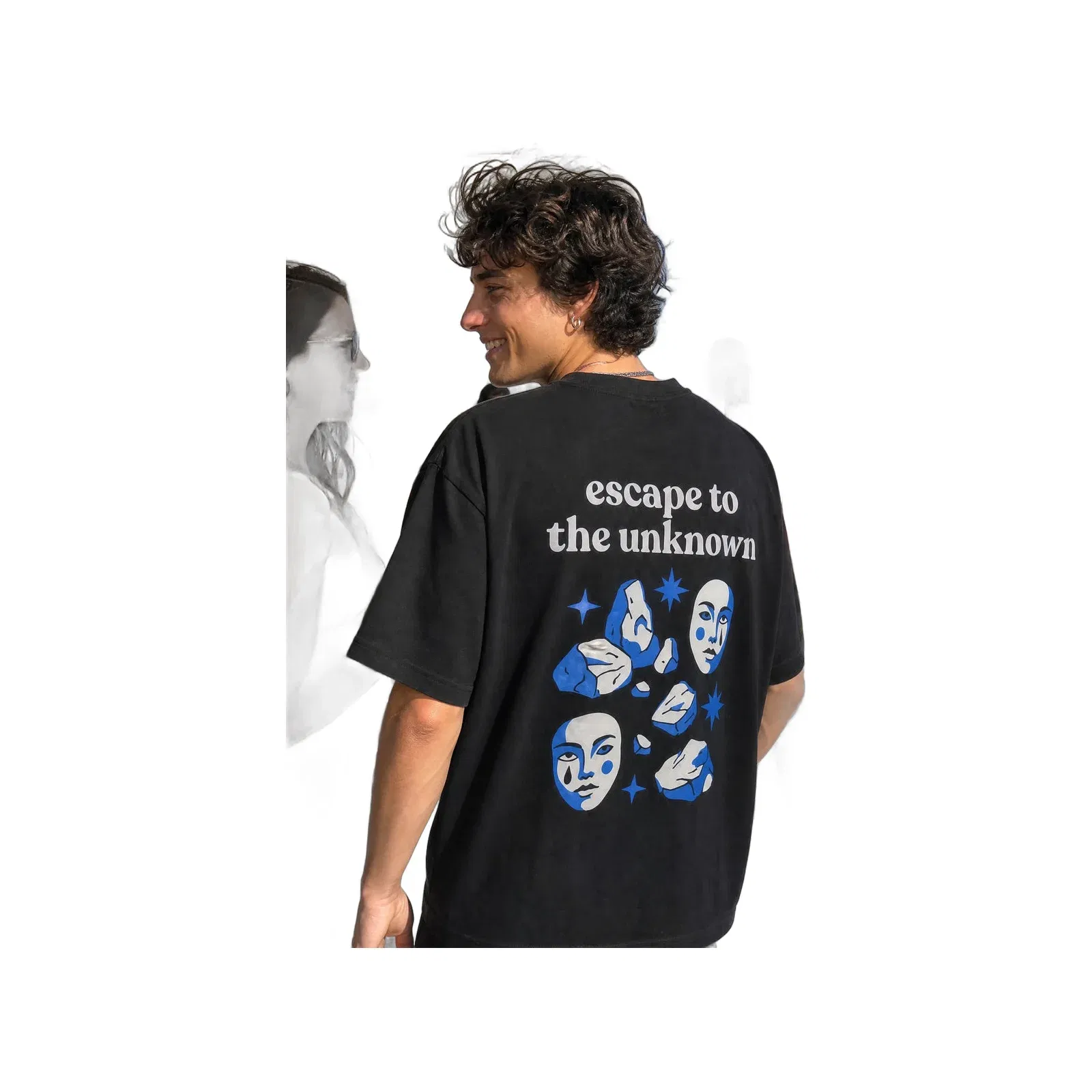 Off Supply Unknown Route Tee - Black