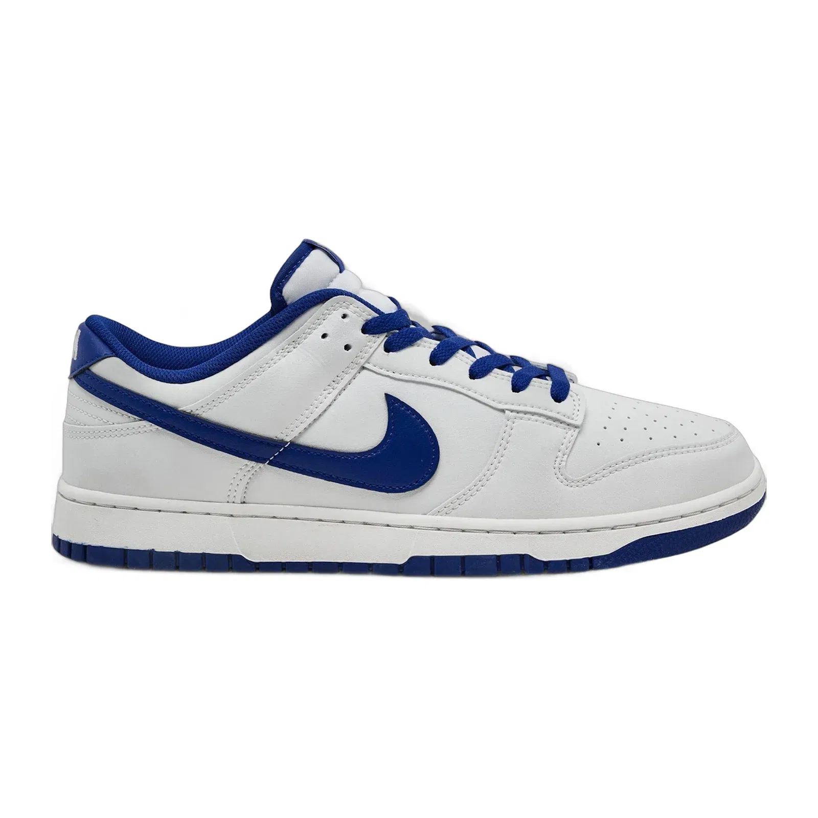 Nike Dunk Low Retro White Deep Royal Blue