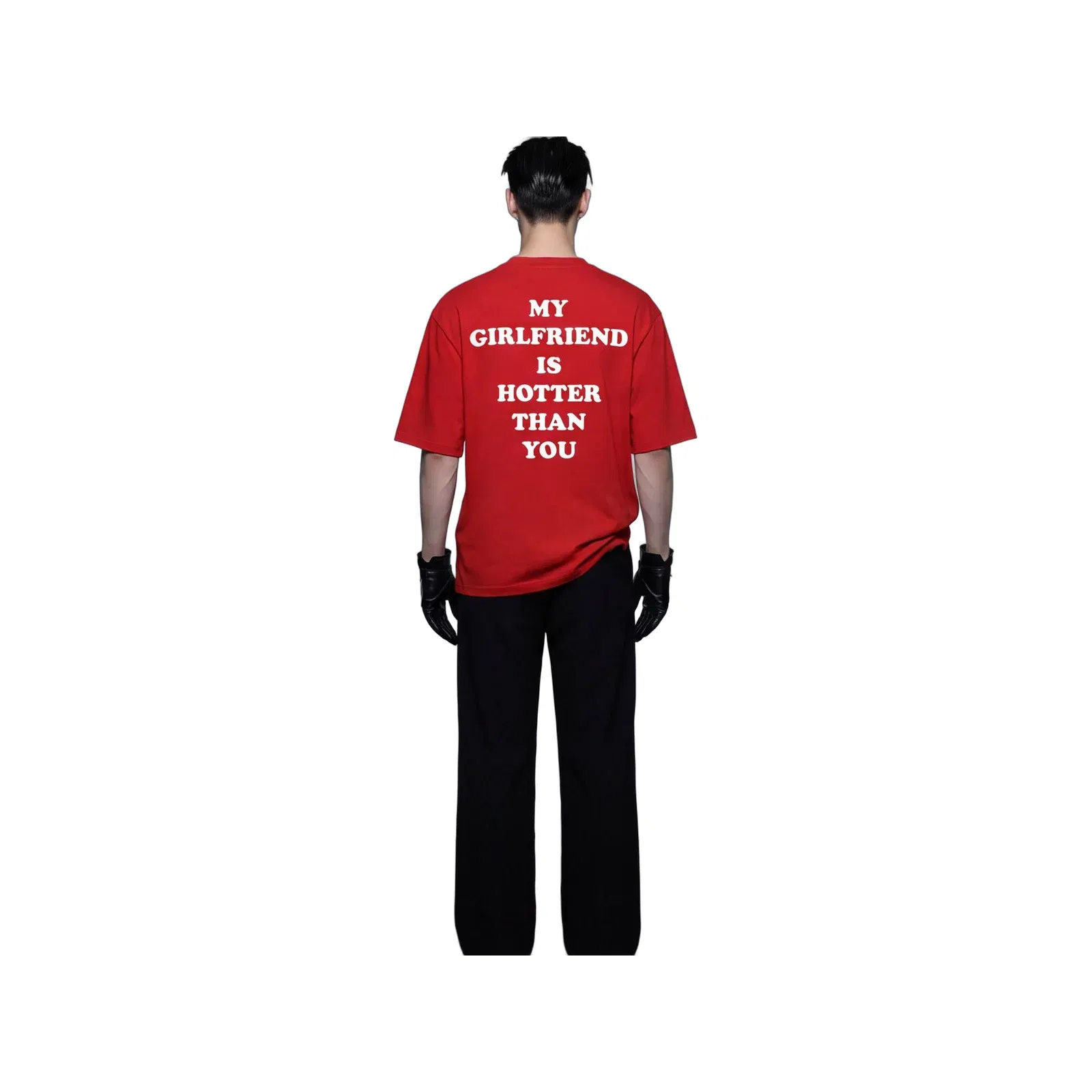 Forfksake Hotter Girlfriend T-Shirt Red