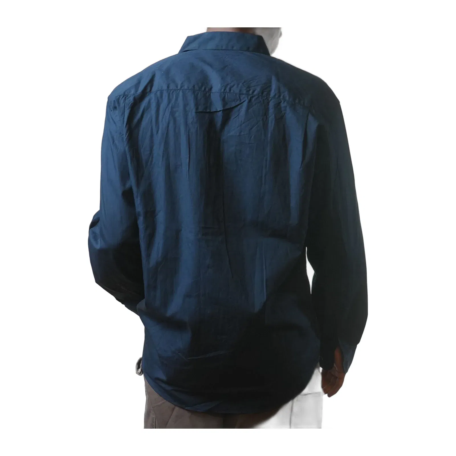 Versace Navy Blue Formal Shirt (M)