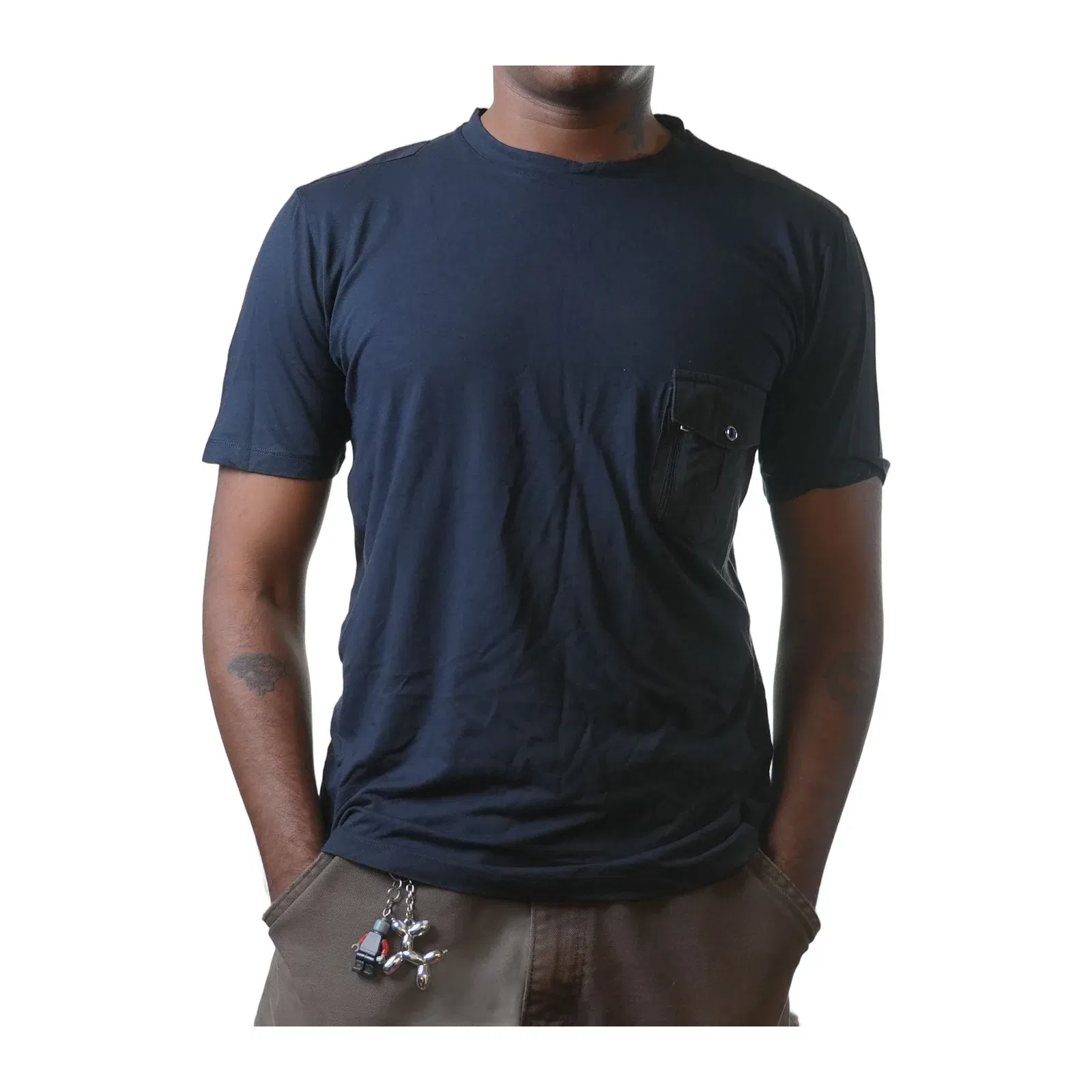 Versace Basic Black T-Shirt (S)
