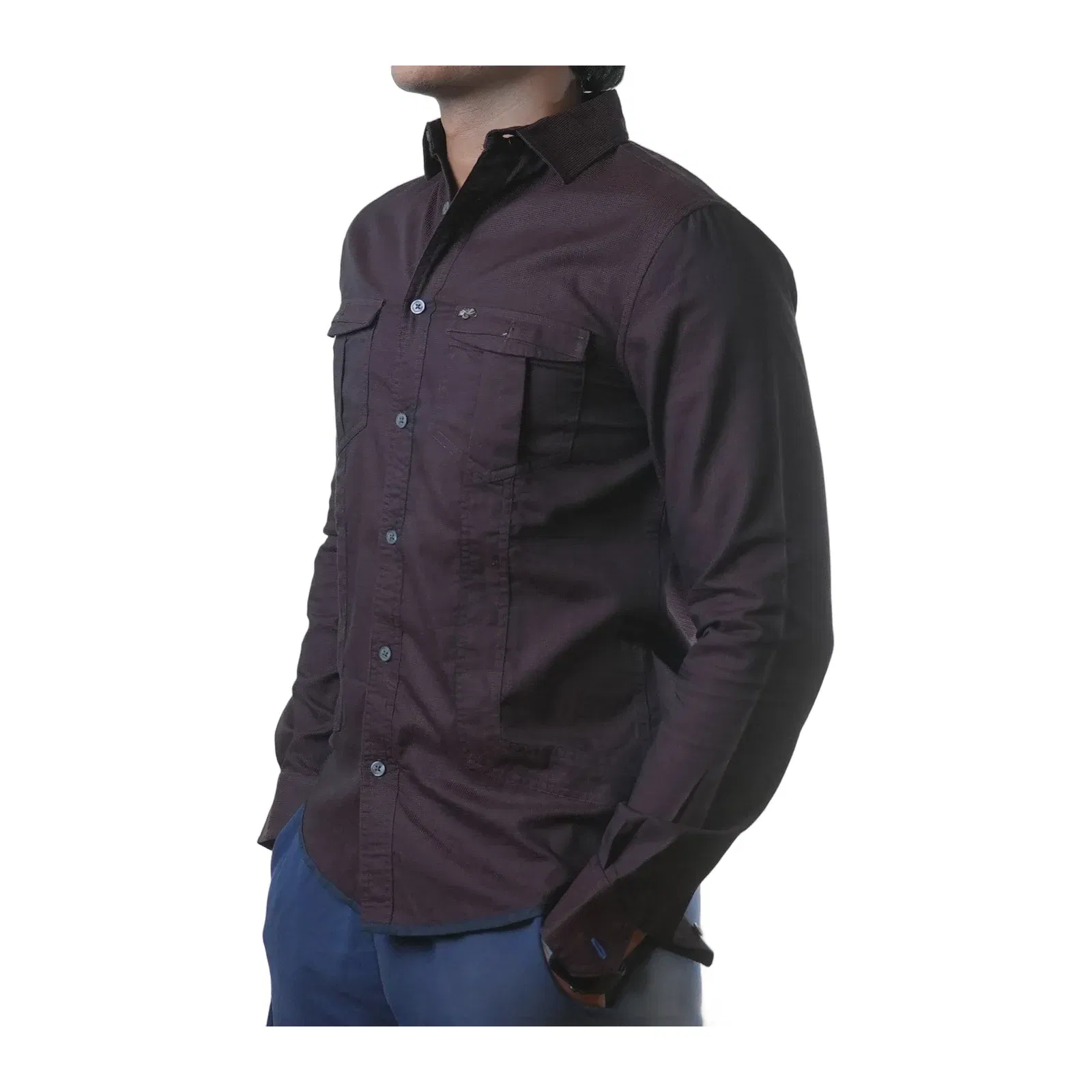 Armani Exchange Dotted Full Sleeve Shirt (S)