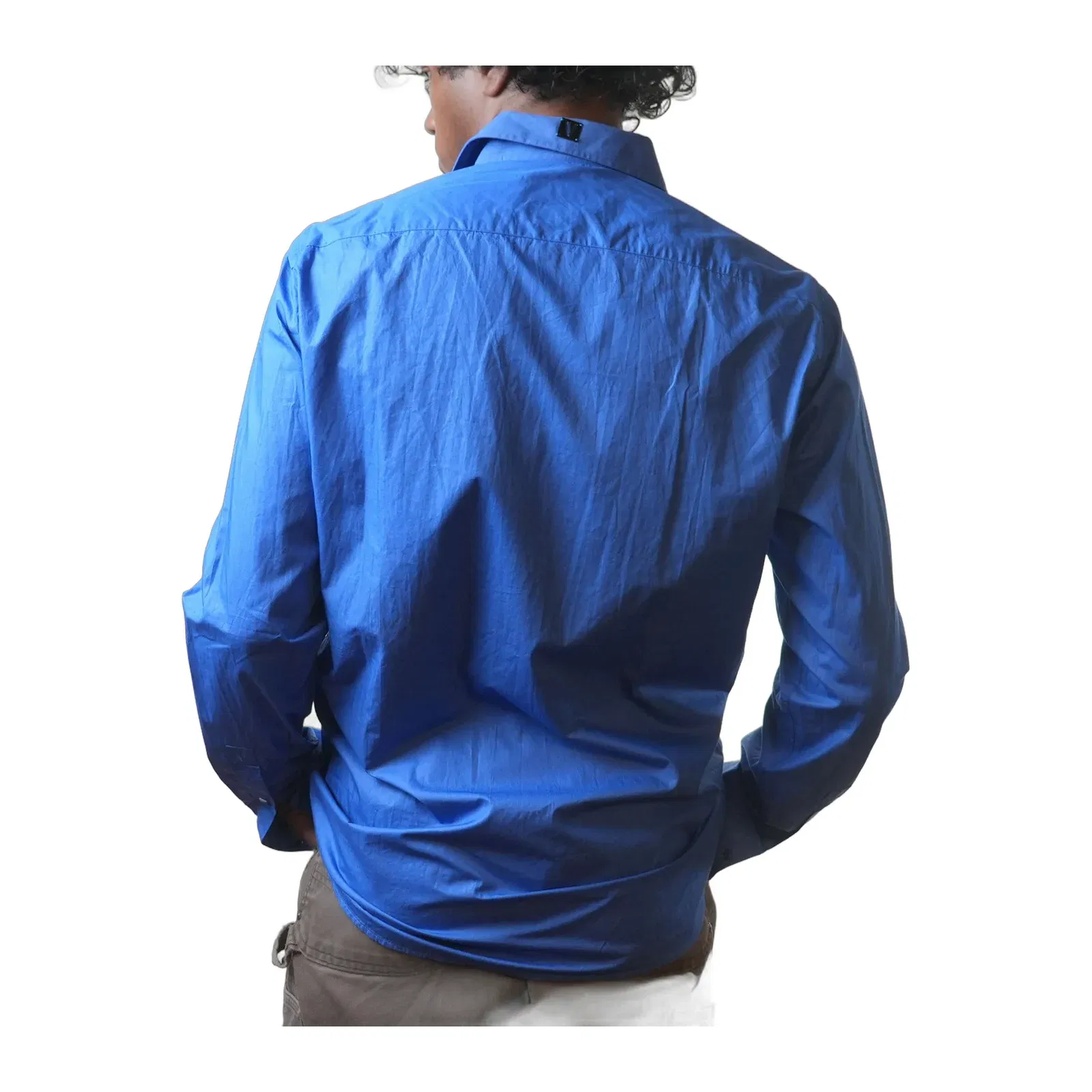 Versace Blue Formal Shirt (M)