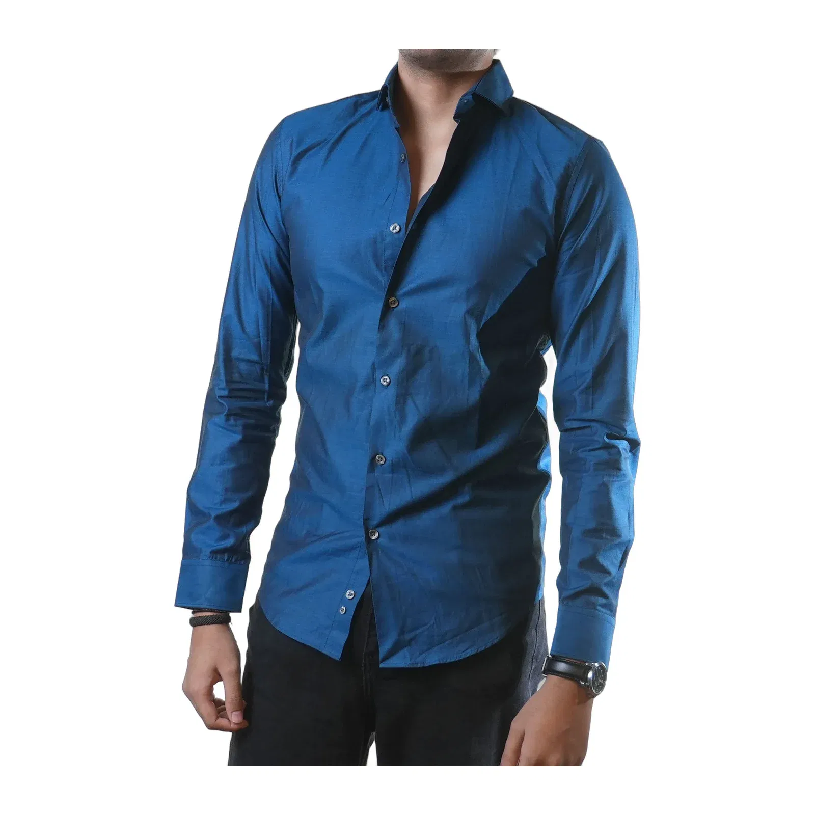 Zara Man Blue Formal Shirt (S)