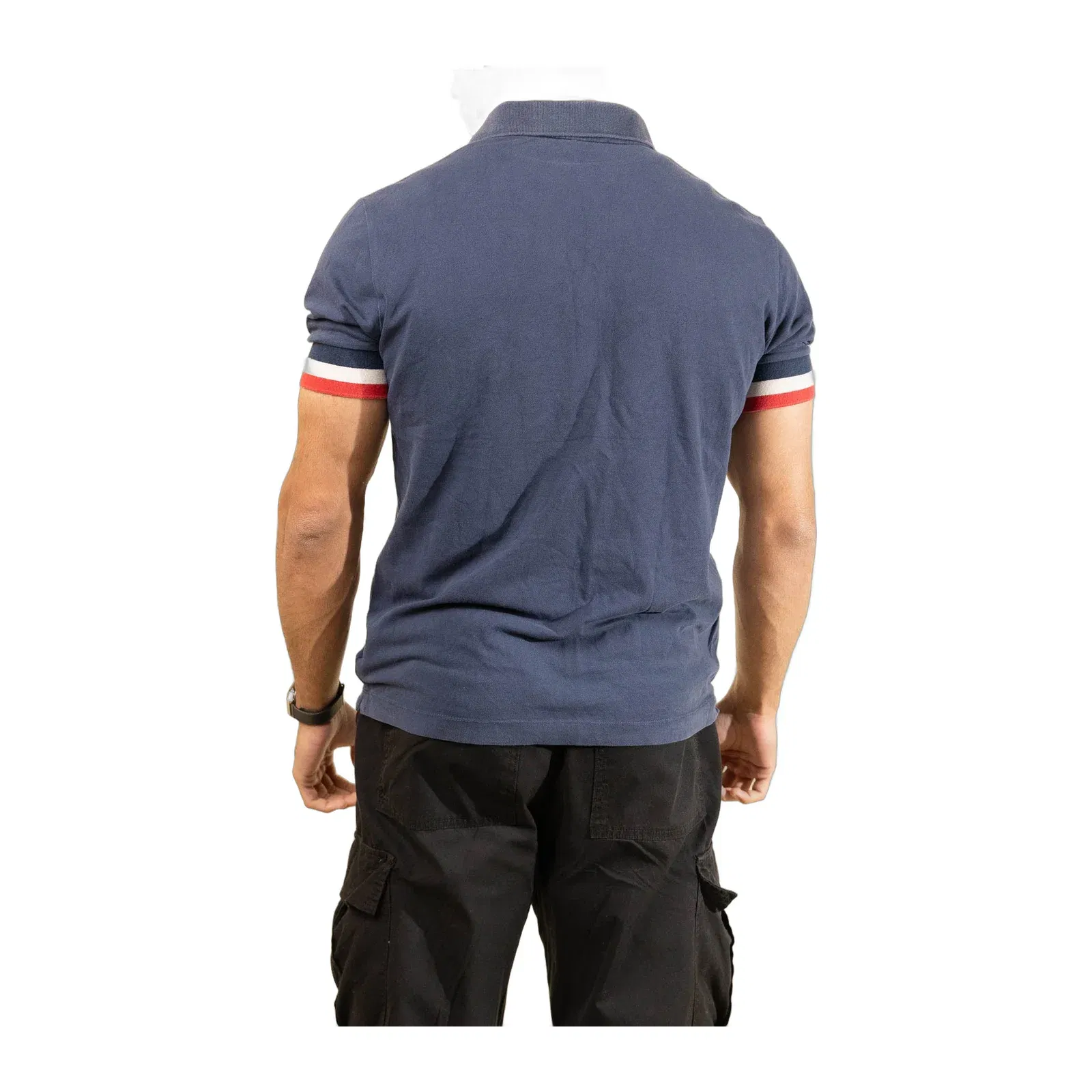 Moncler Logo-Patch Polo T-Shirt (XL)