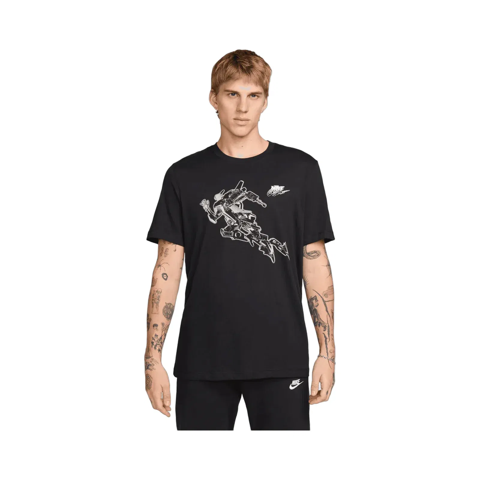 NIKE AS M NSW T-Shirt LBR SSNL CLUB { BLACK