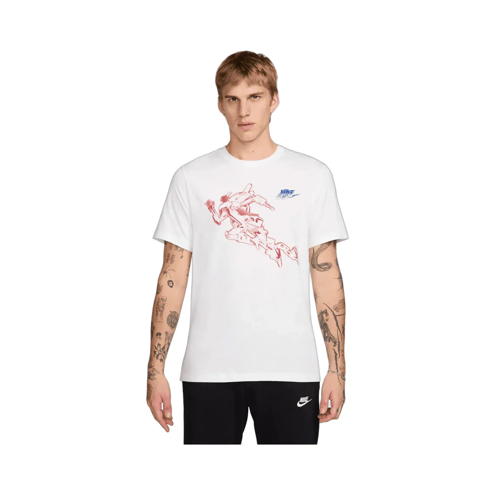 NIKE AS M NSW T-Shirt LBR SSNL CLUB { WHITE