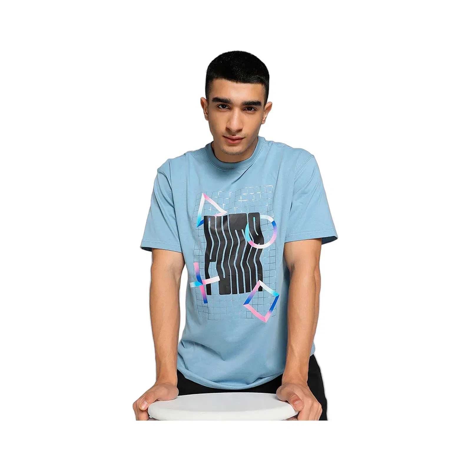 Puma x PLAYSTATION T-Shirt { ZEN BLUE
