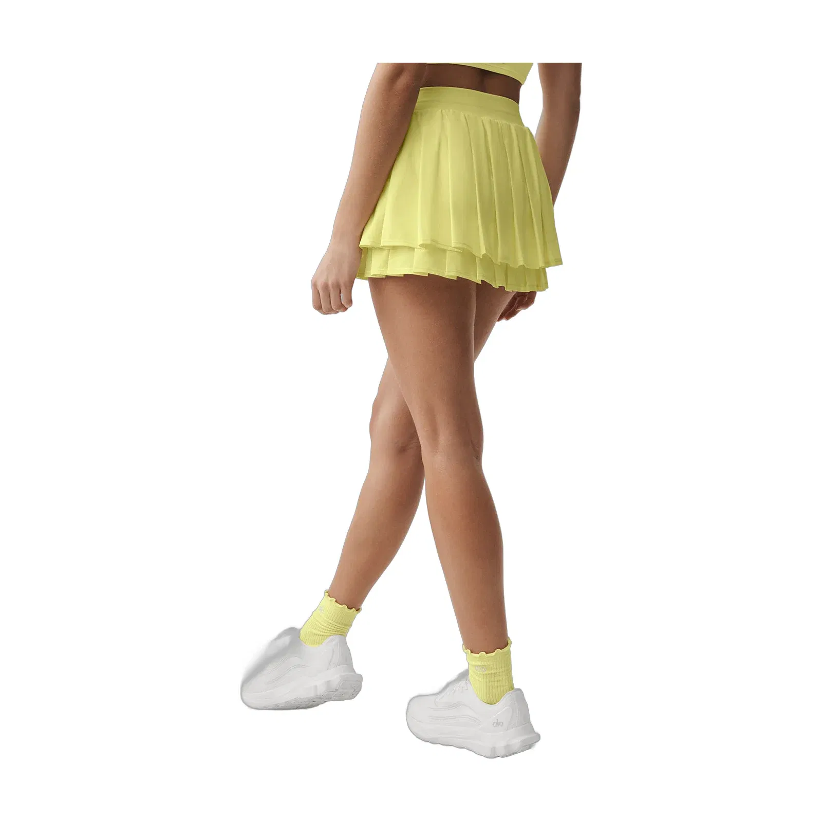 Alo Yoga Double Or Nothing Tennis Skirt - Sunshine