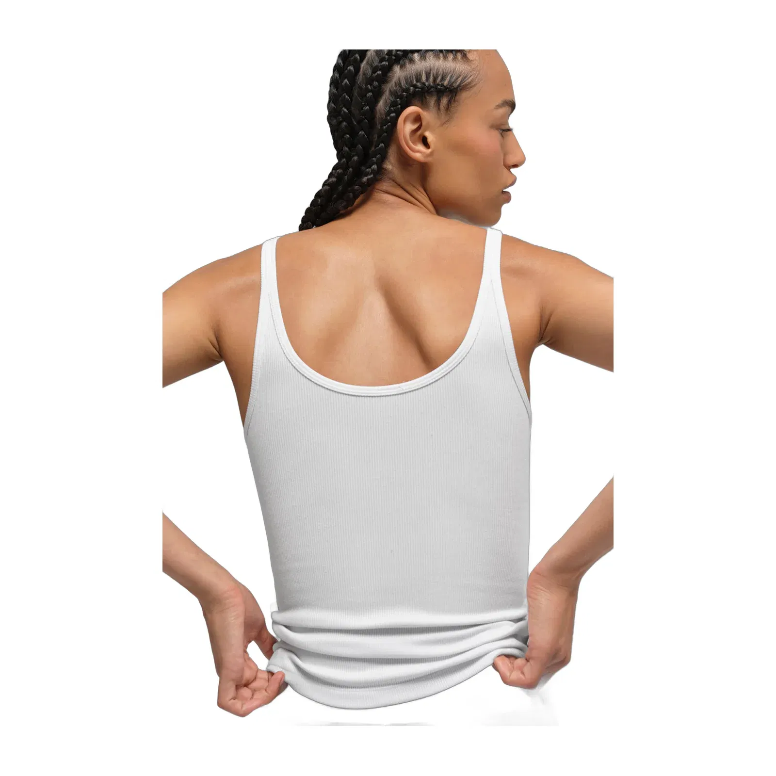 Alo Yoga Ribbed Prosper Tank - White