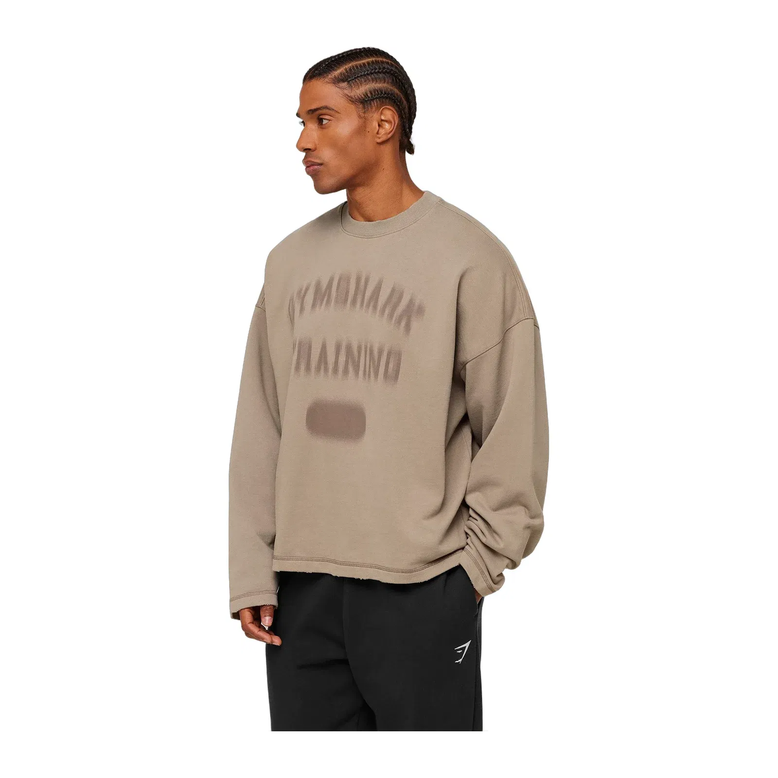Gymshark Re-Rack Crew Neck Pullover Lifestyle Brown