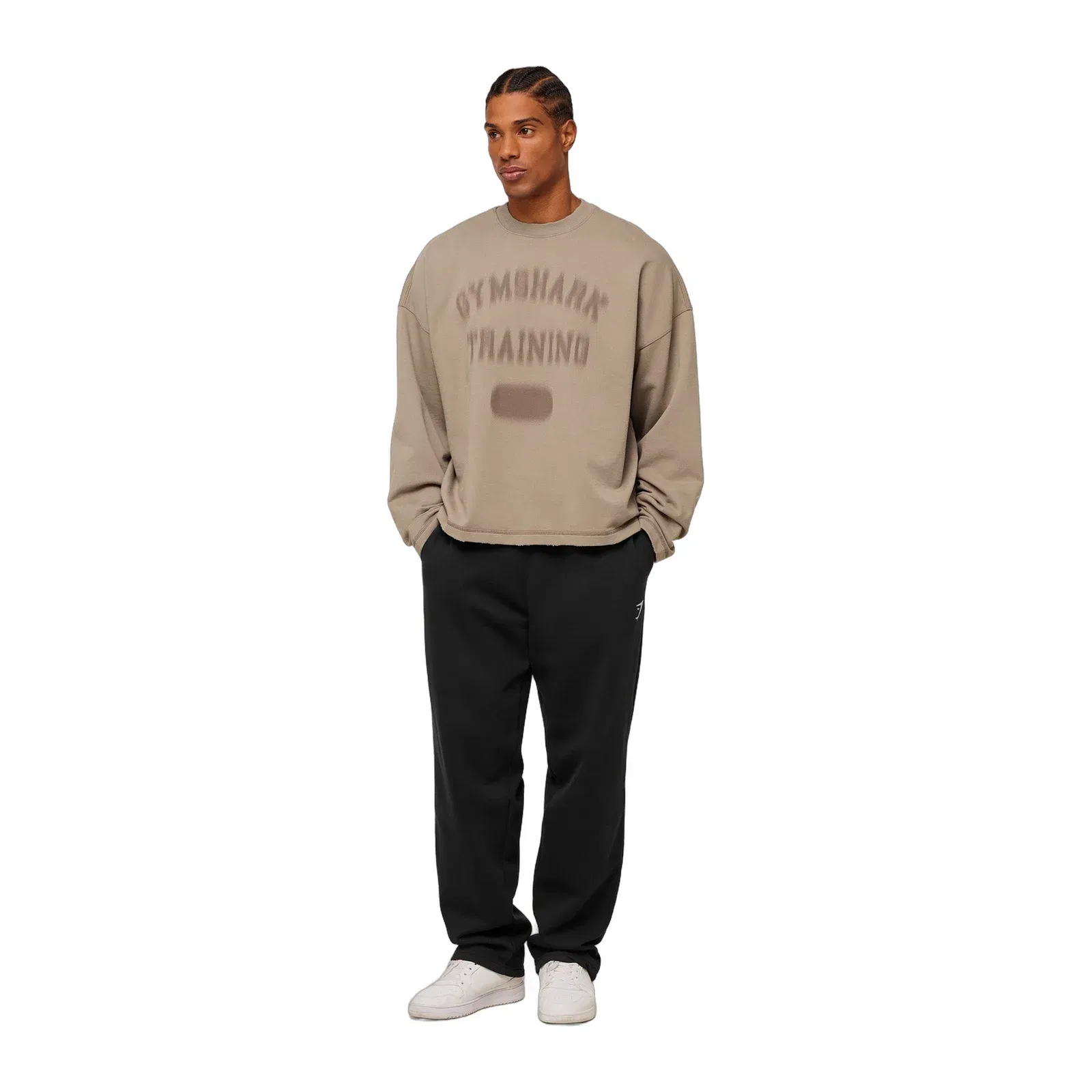 Gymshark Re-Rack Crew Neck Pullover Lifestyle Brown