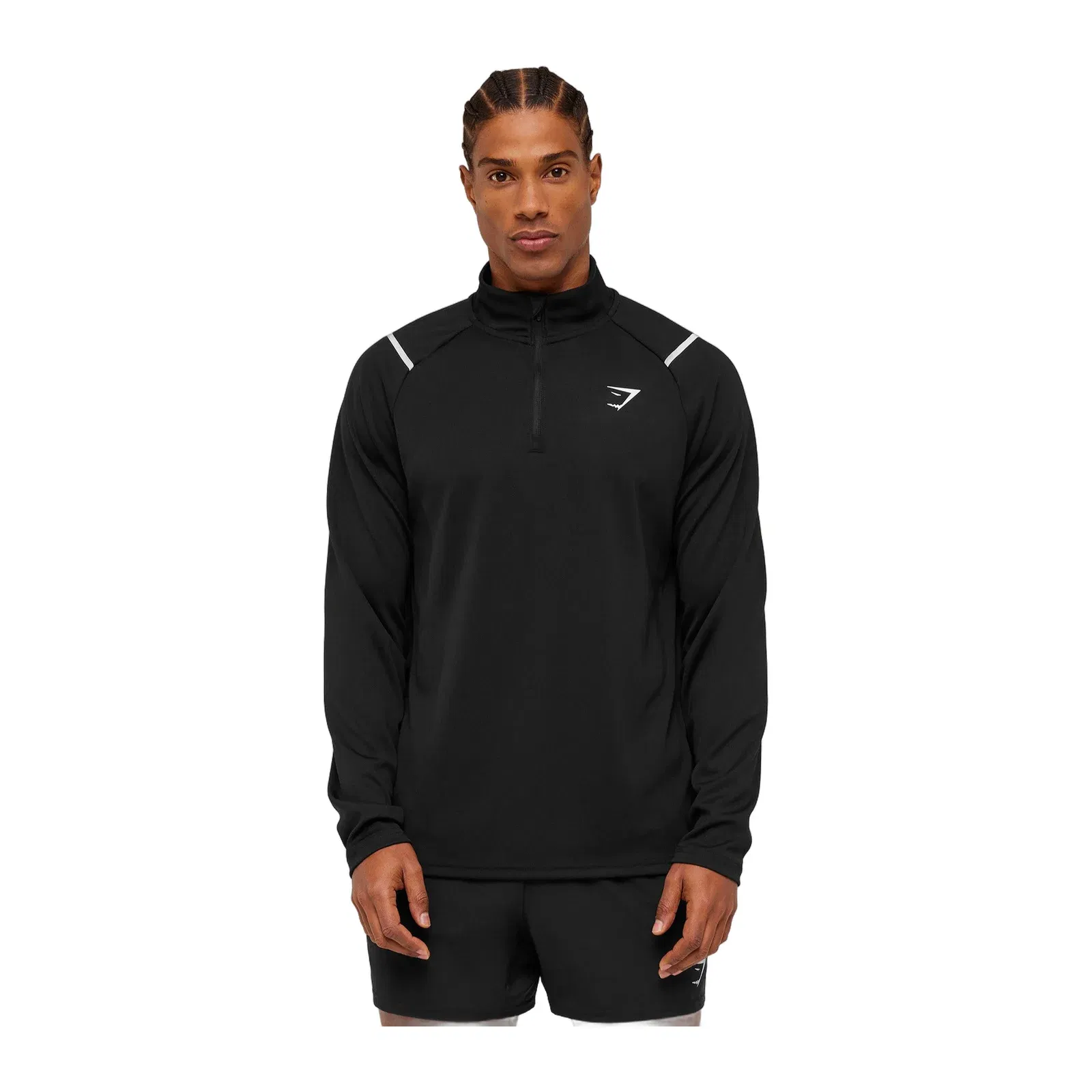 Gymshark Arrival Contrast 1/4 Zip Black