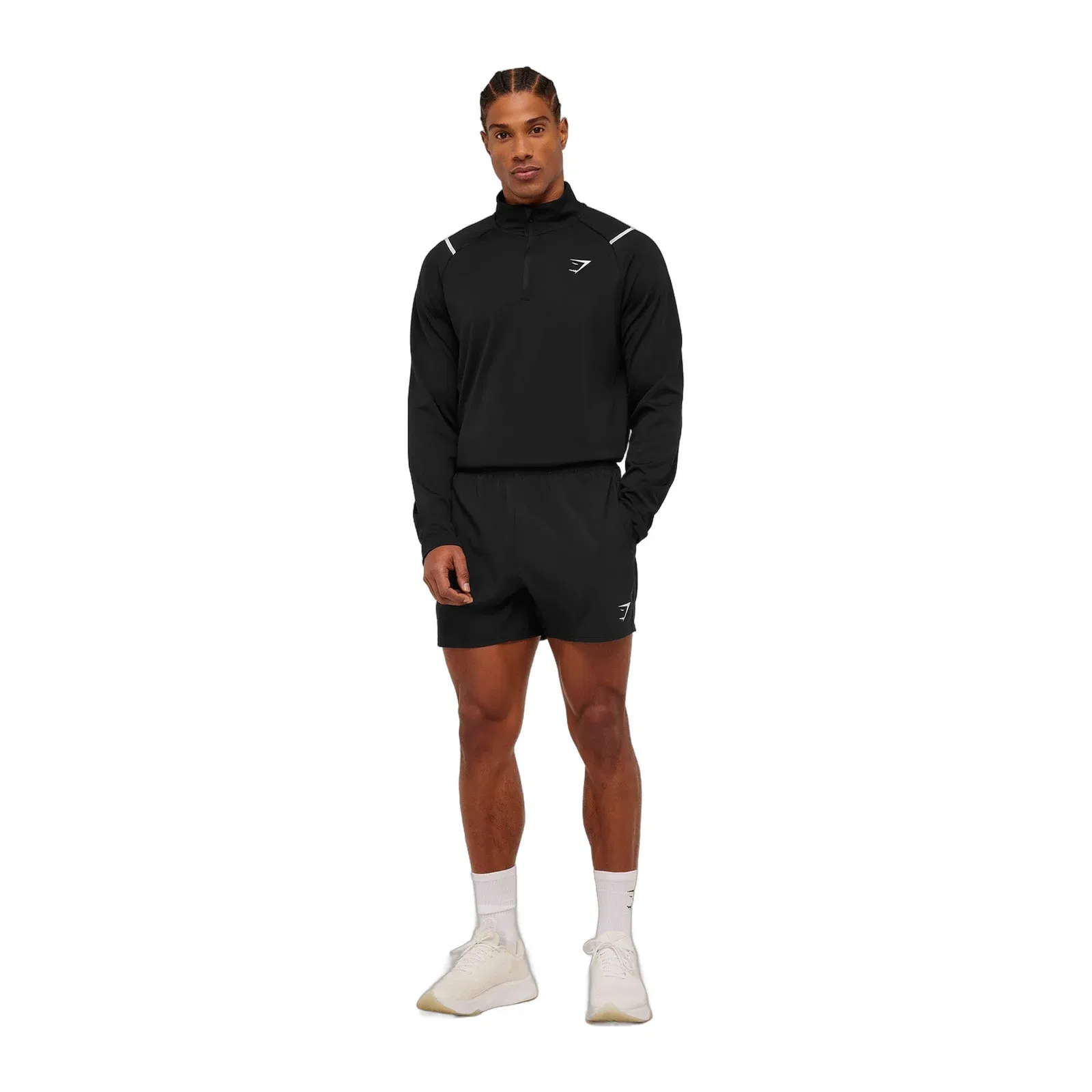 Gymshark Arrival Contrast 1/4 Zip Black