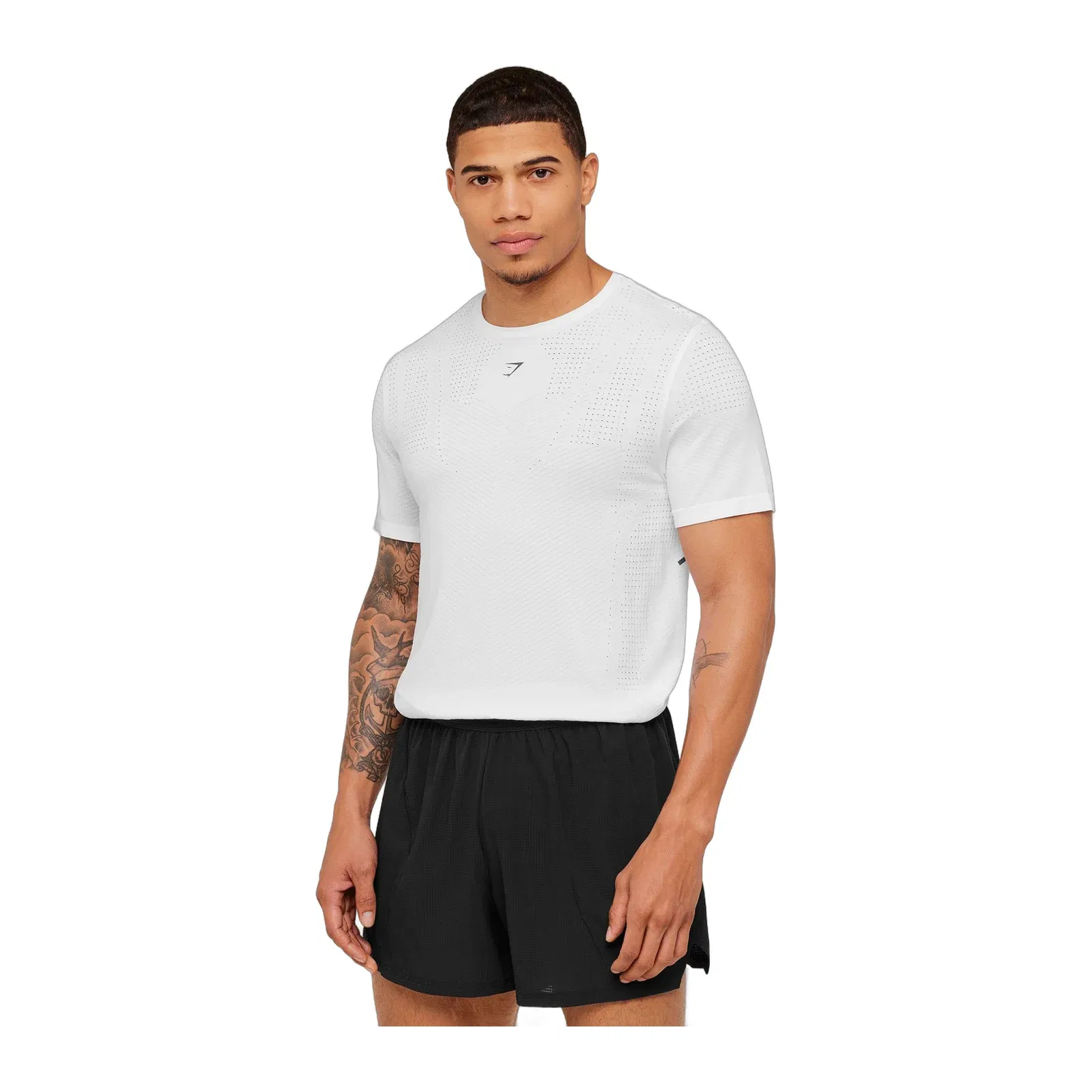 Gymshark Seamless Running T-Shirt Gs White