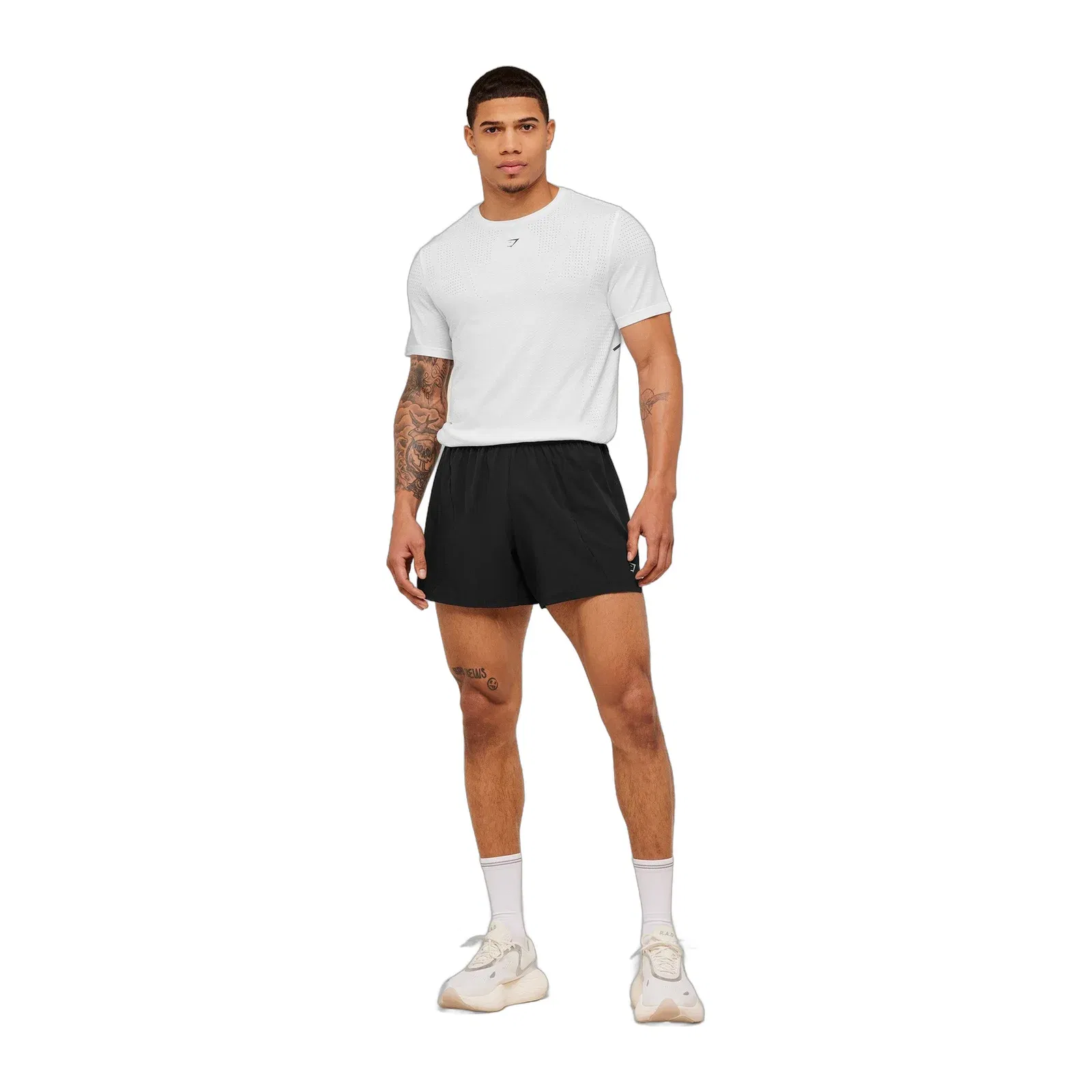 Gymshark Seamless Running T-Shirt Gs White
