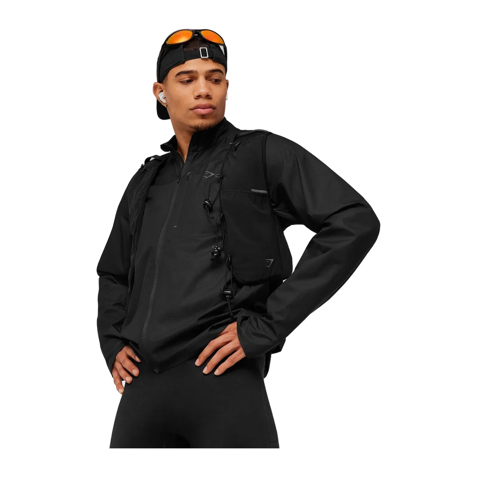 Gymshark Running Elite Lightweight Windbreaker Black