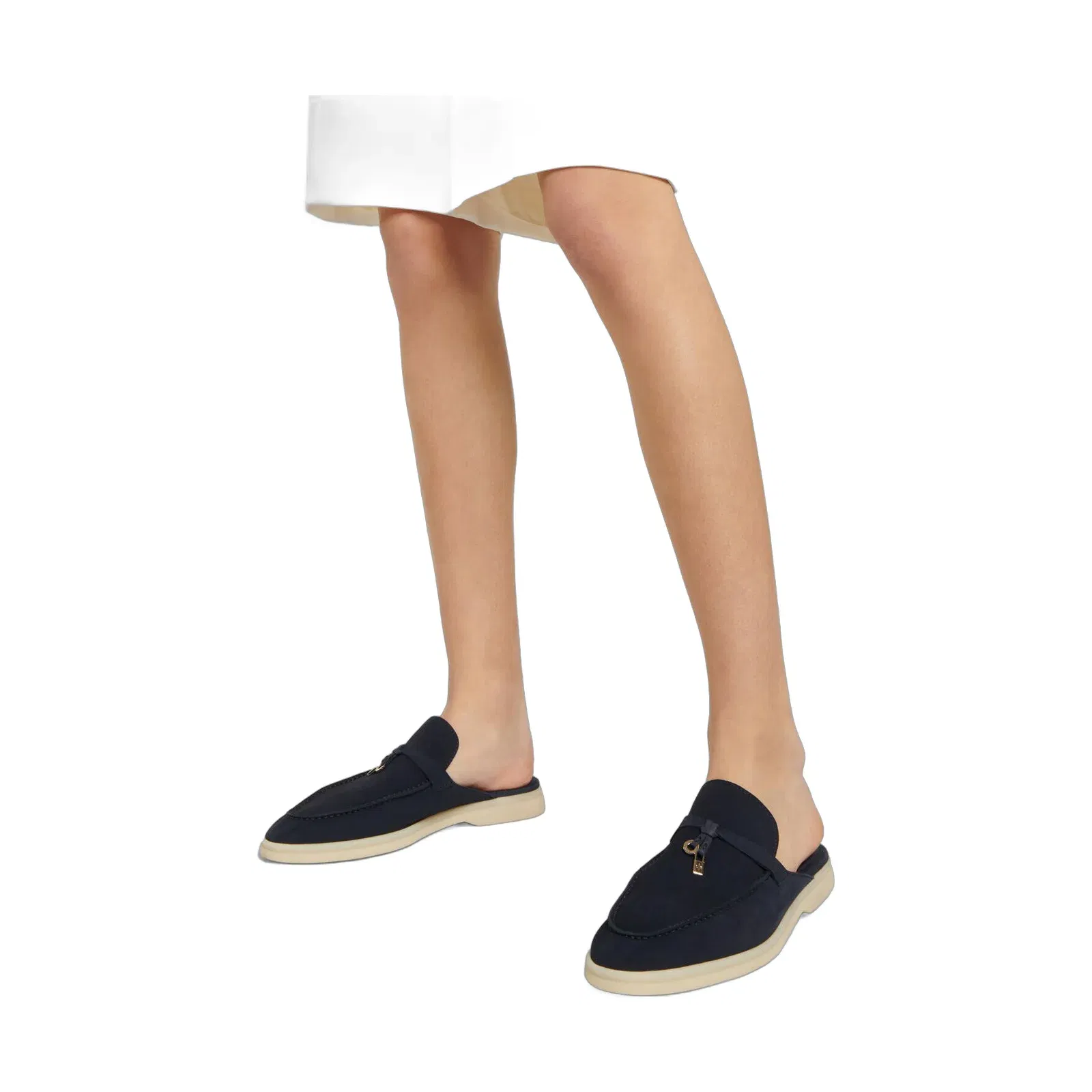 Babouche Charms Walk suede slippers