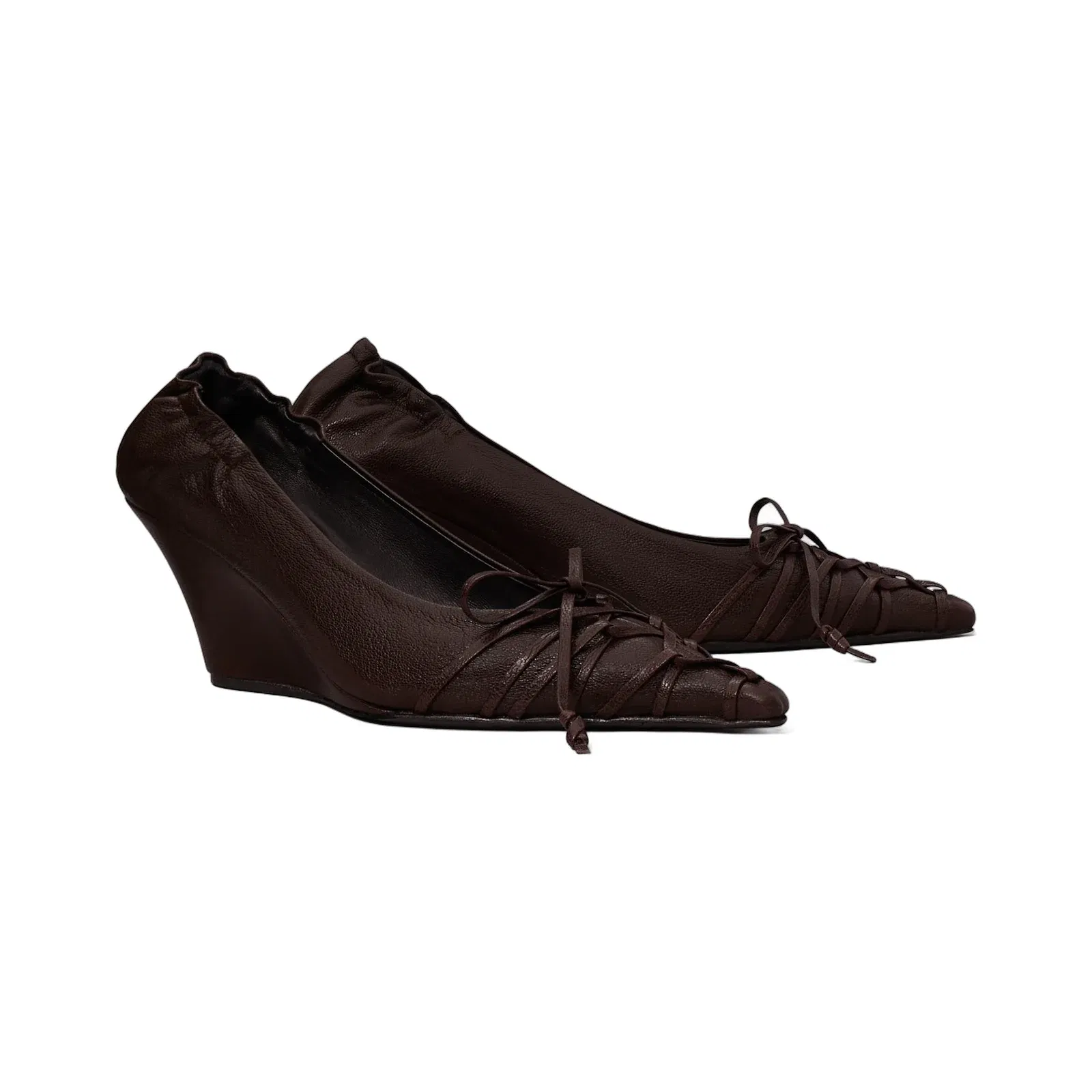Lace-Up Wedge